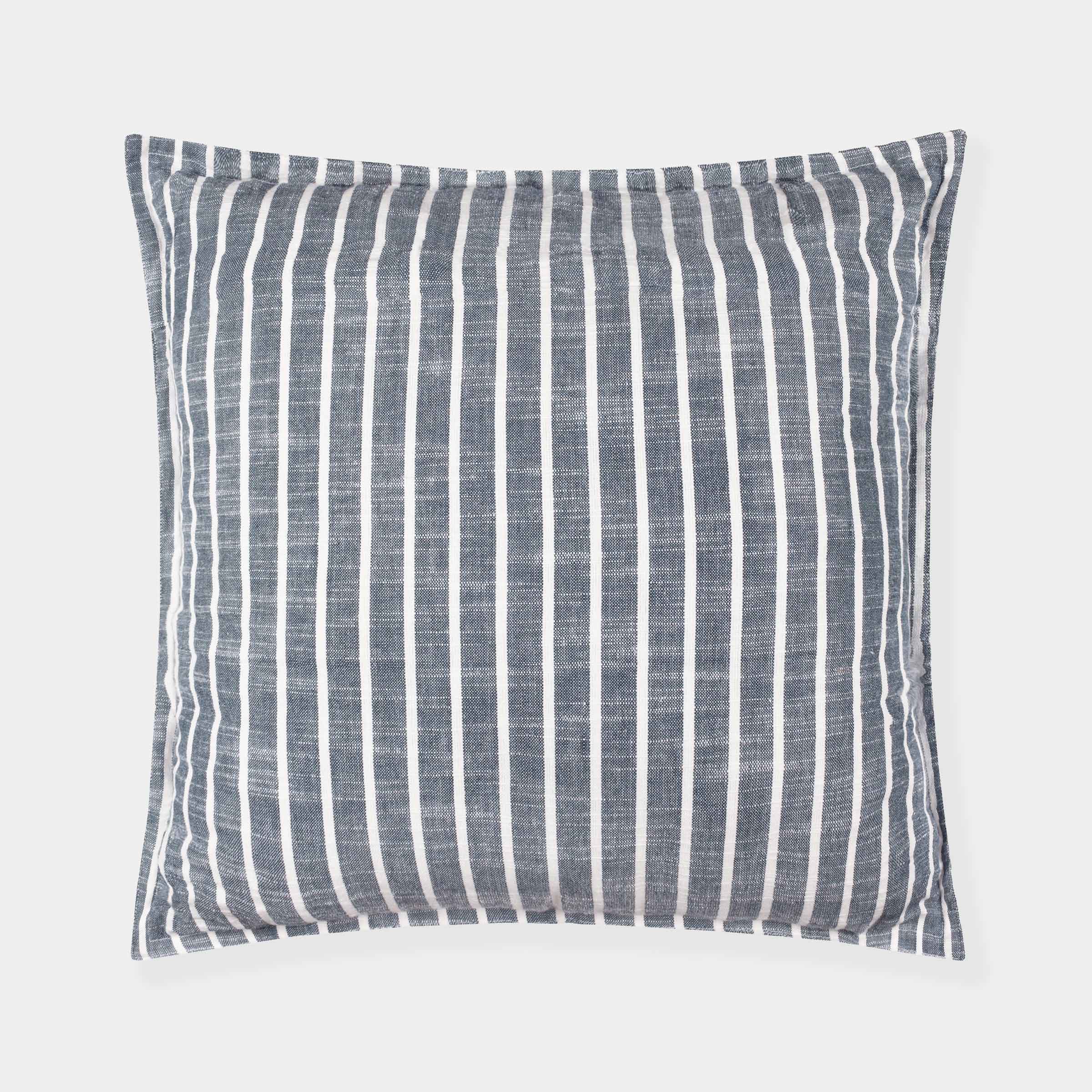Hessle Stripe Outdoor Cushion I Navy