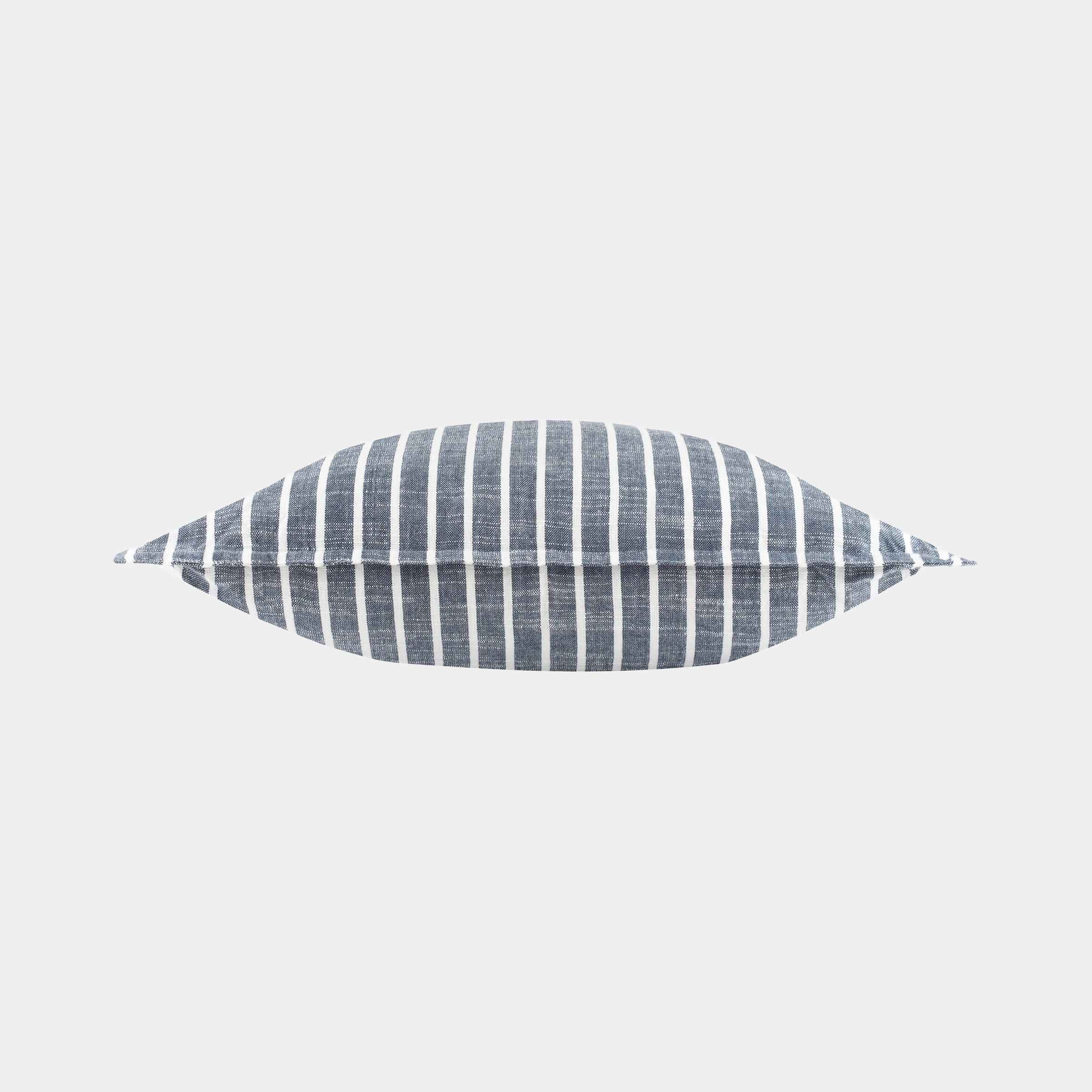 Hessle Stripe Outdoor Cushion I Navy
