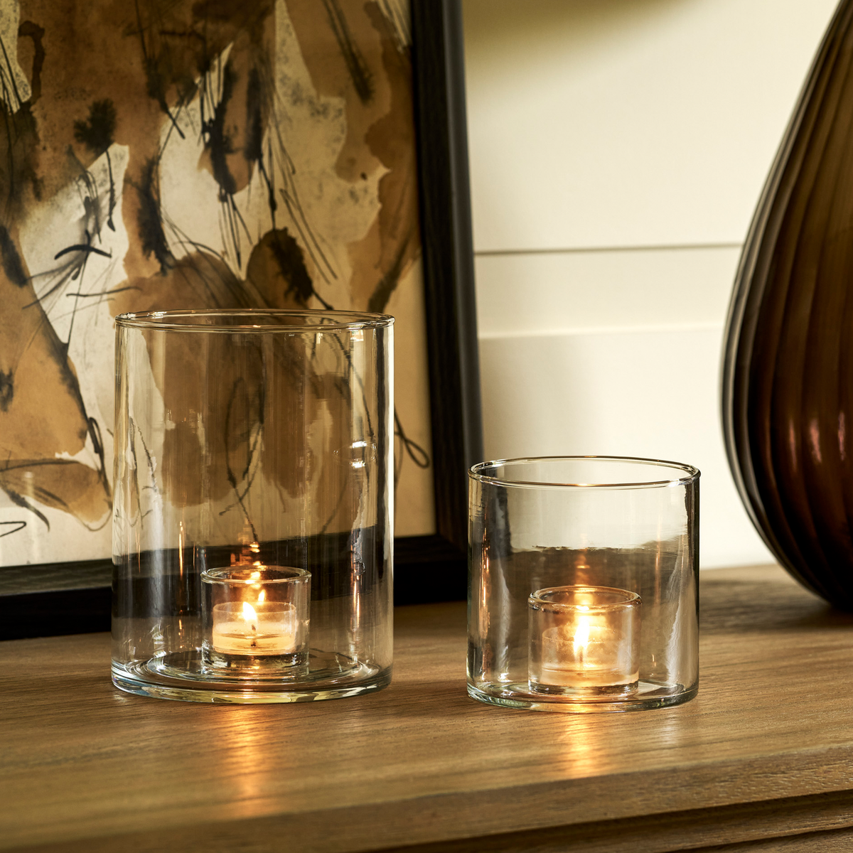 Highbury Recycled Glass Tealight Holder | Large
