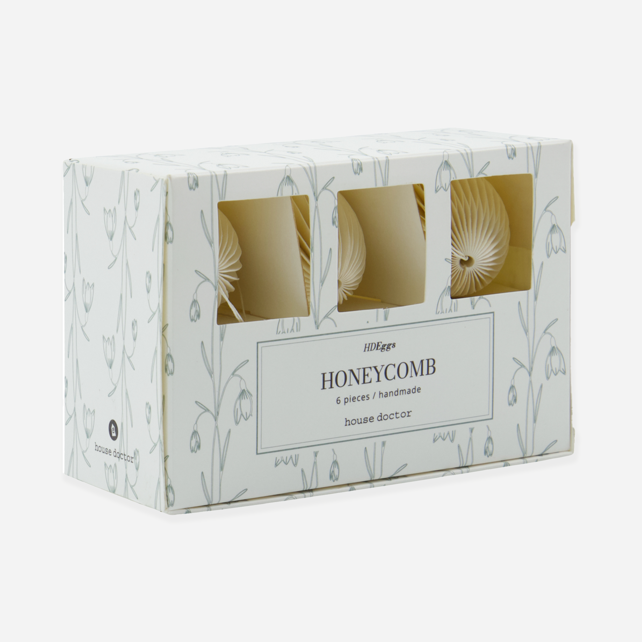 Honeycomb Egg Decorations