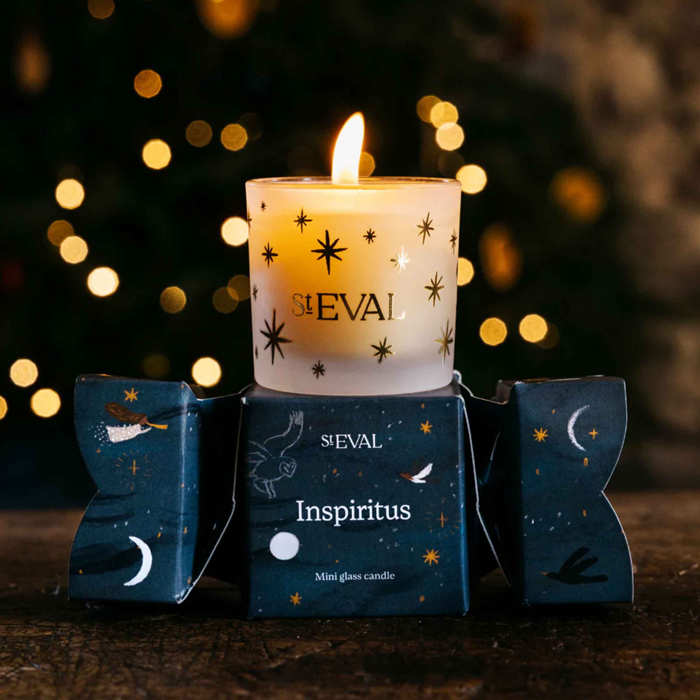 Inspiritus Christmas Cracker – Mini Candle Gift with Festive Scent