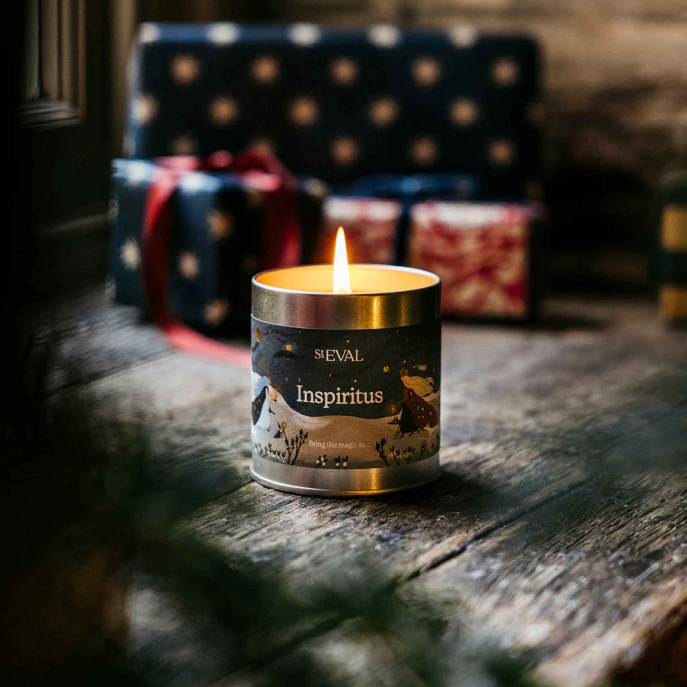 Inspiritus Scented Christmas Tin Candle