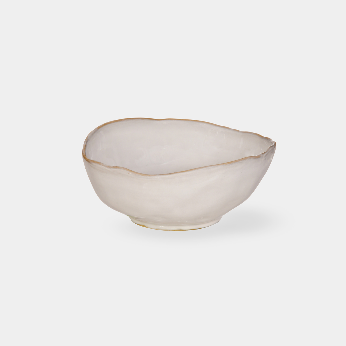Ithaca Ceramic Bowl - White