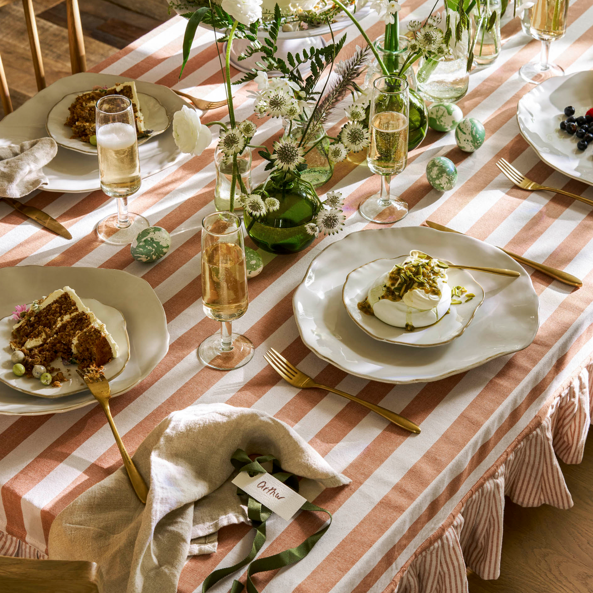 Ithaca Ceramic Dinner Plate - White