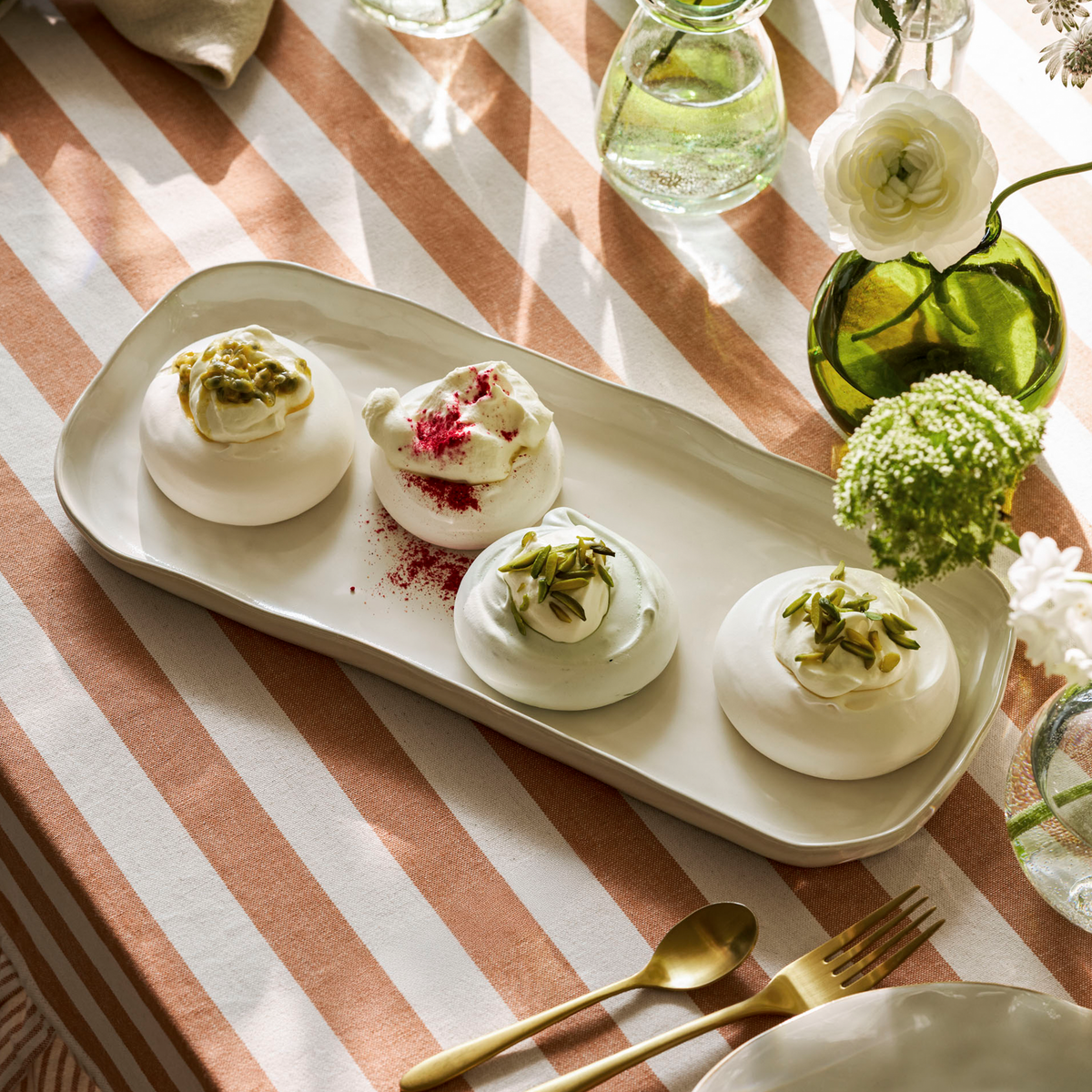 Ithaca Ceramic Serving Tray - White