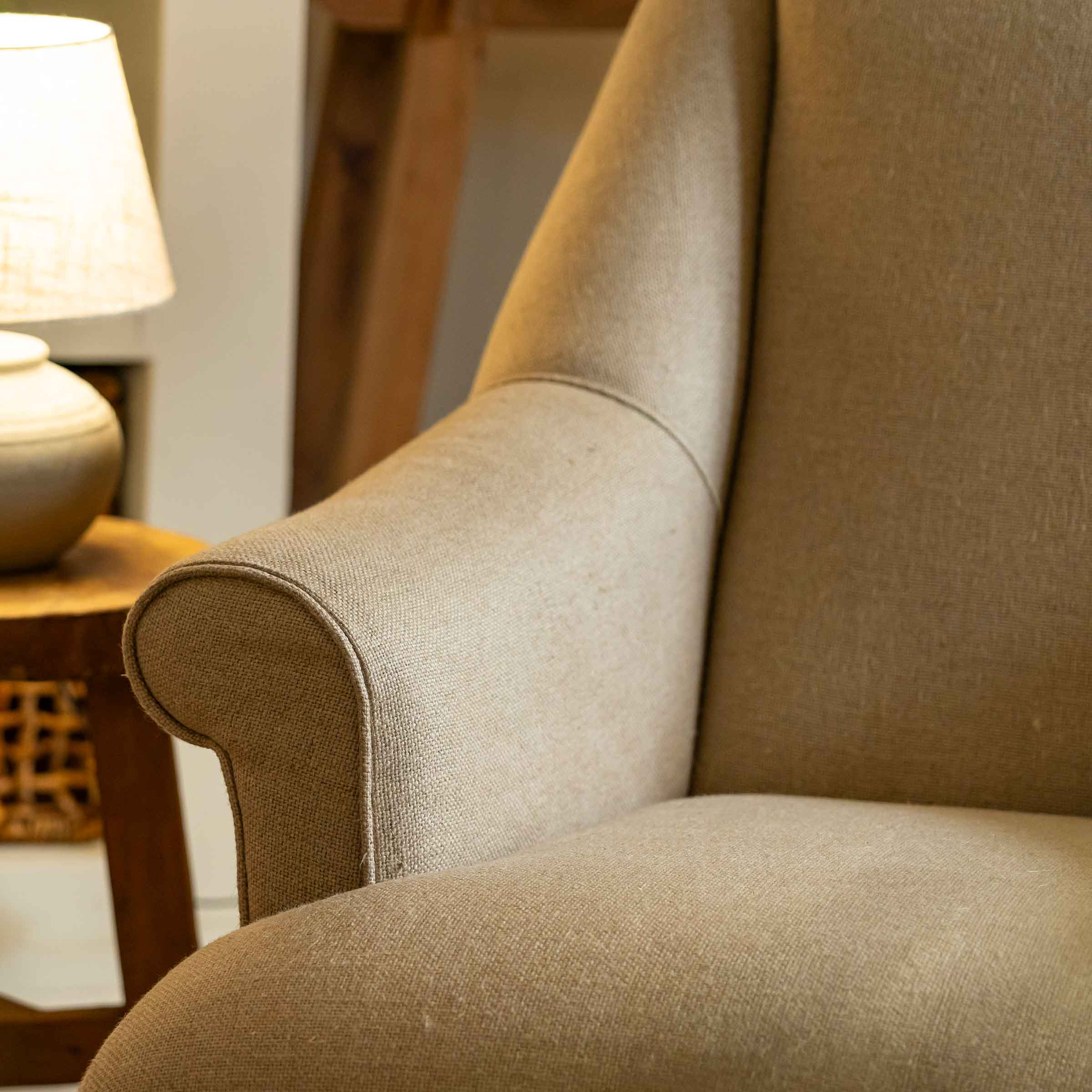 Oxey Chair | Mountain Linen Flax (F5)