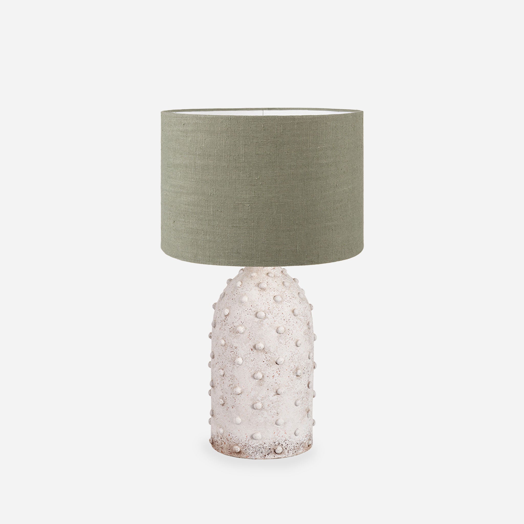 Kali Dot Grey Stoneware Lamp