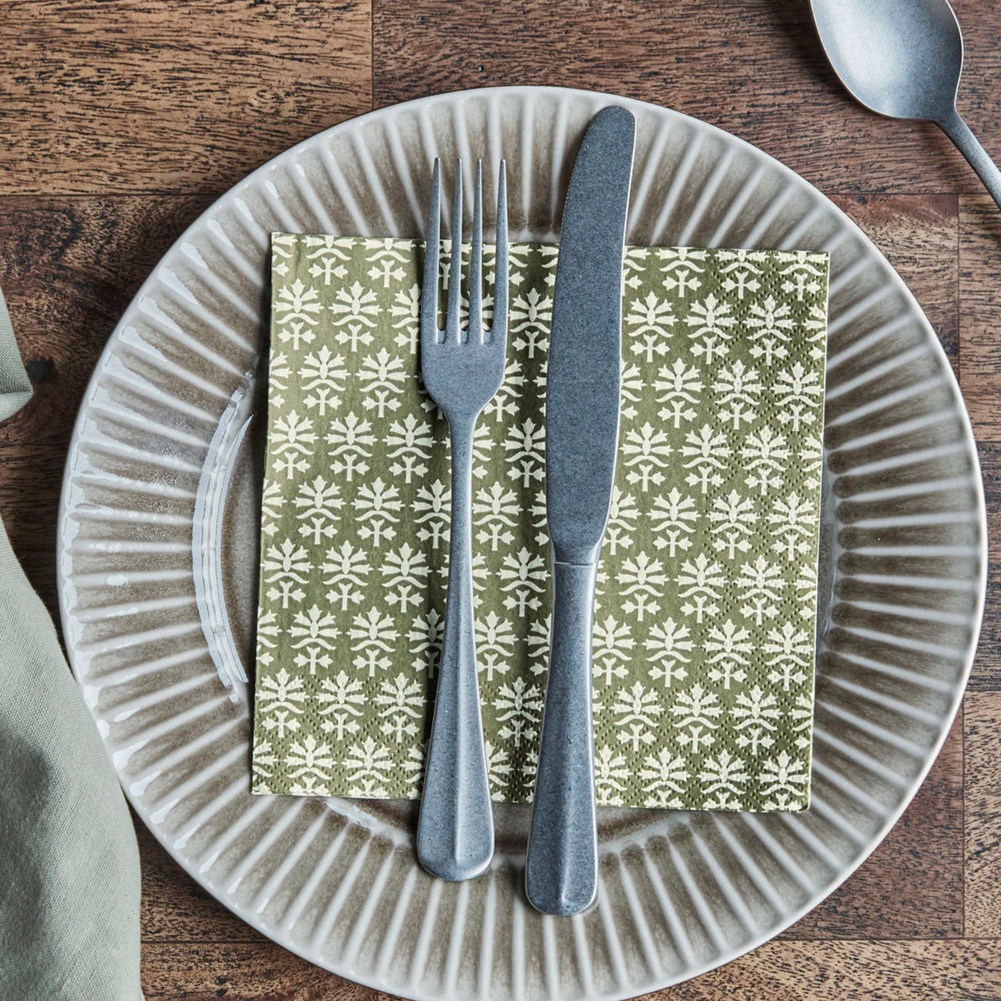 Kape Olive Green Napkins