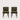 Inda Dining Chairs | Pair | Green