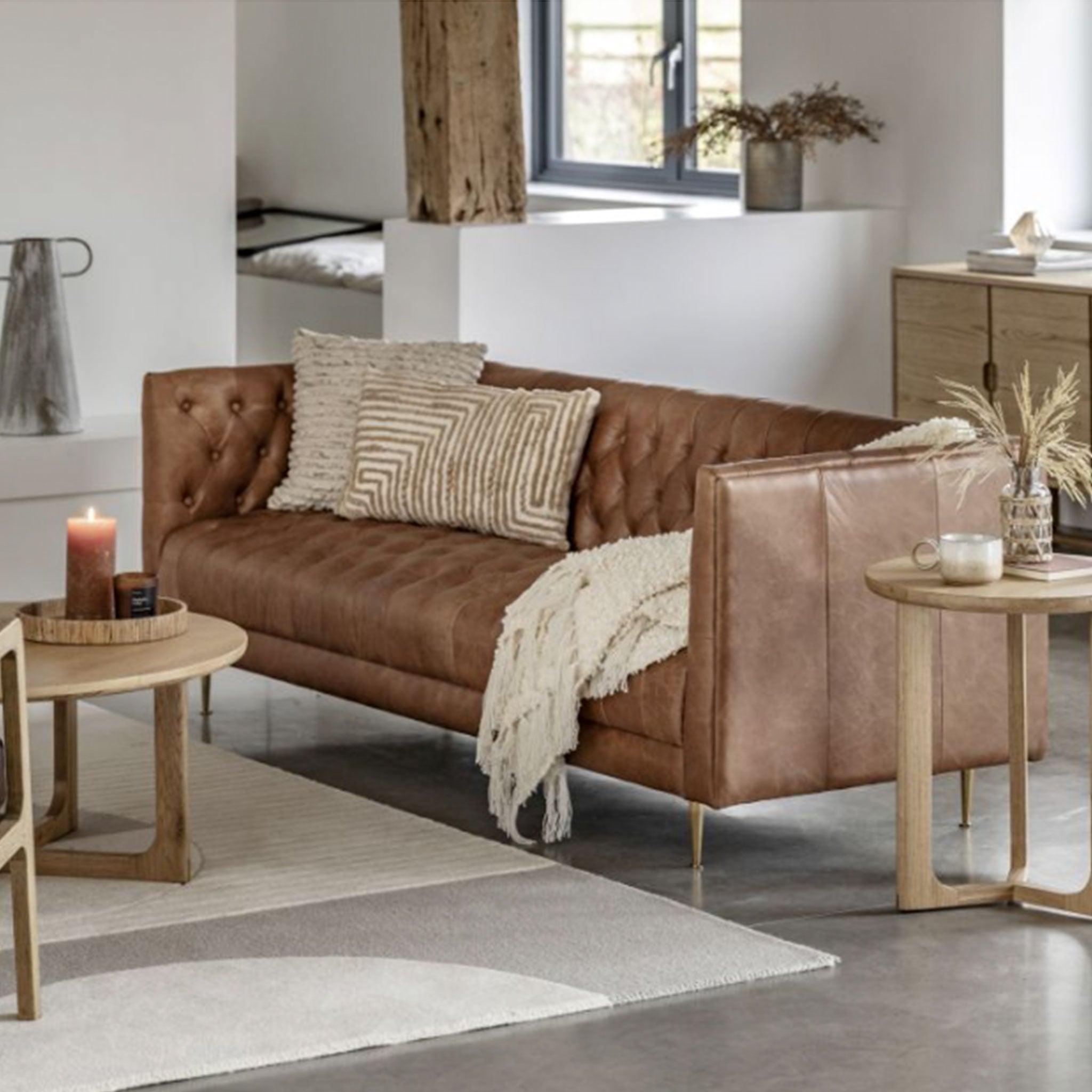 Kuba Leather Sofa