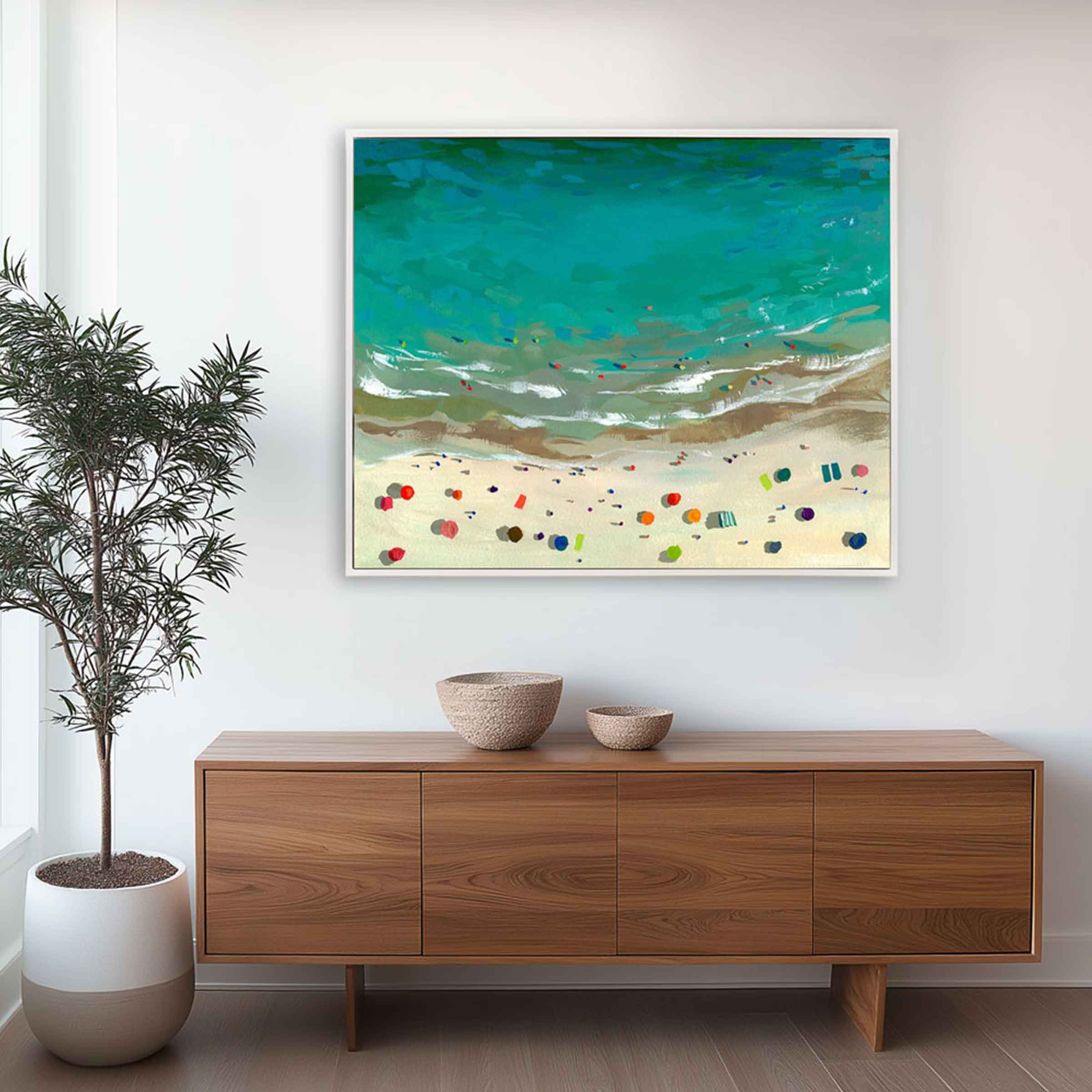 La Baie Framed Canvas Wall Art