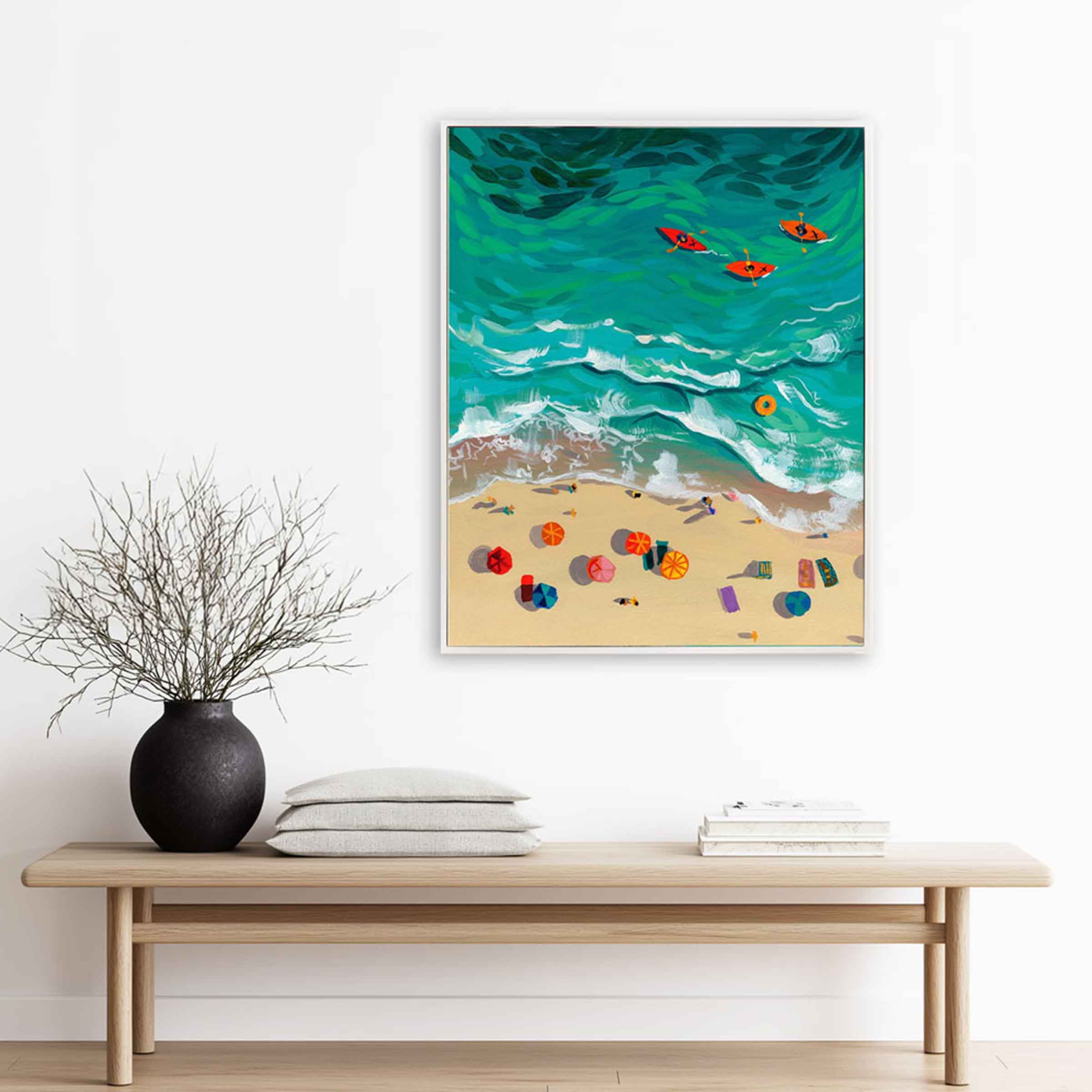 La Mer Framed Canvas Wall Art