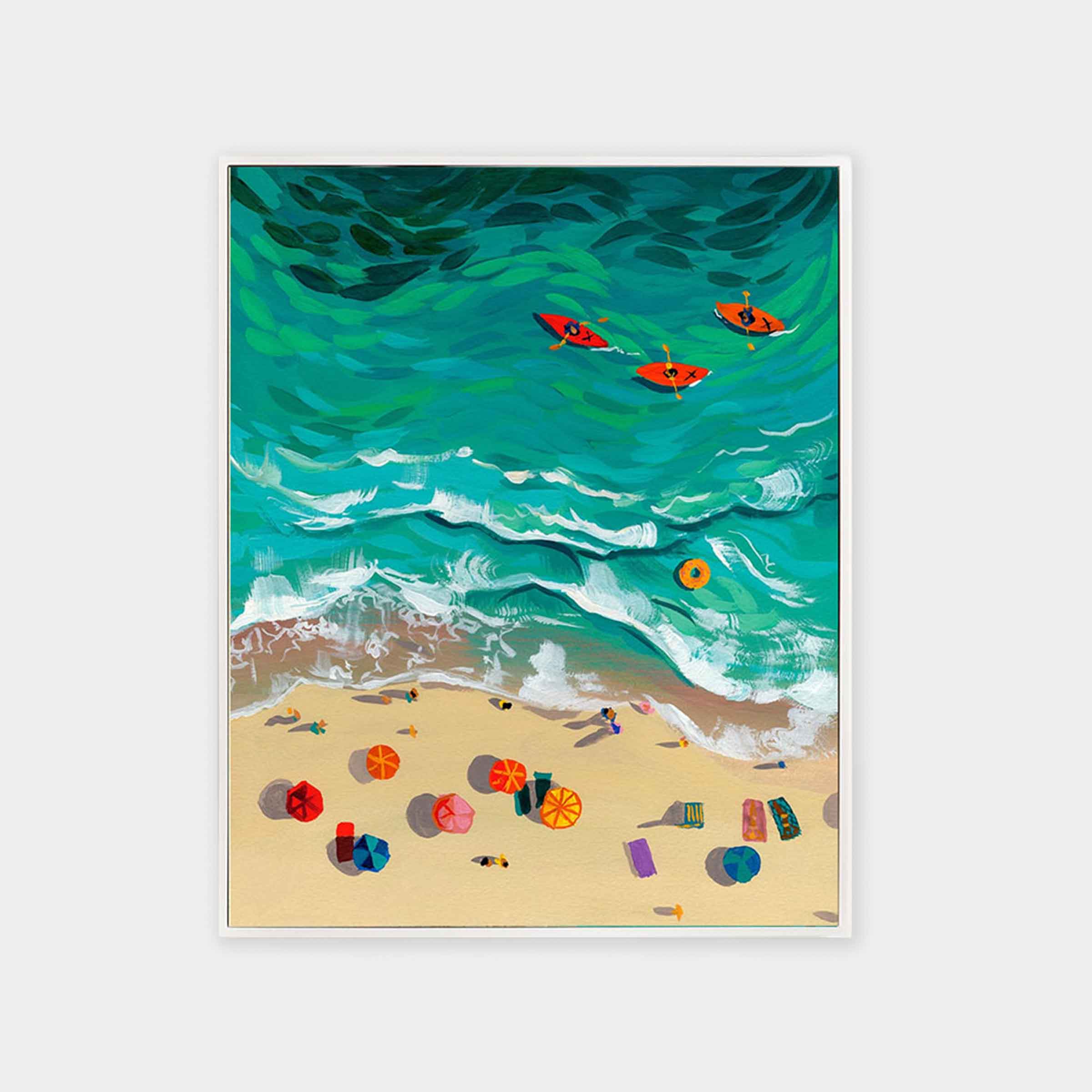 La Mer Framed Canvas Wall Art