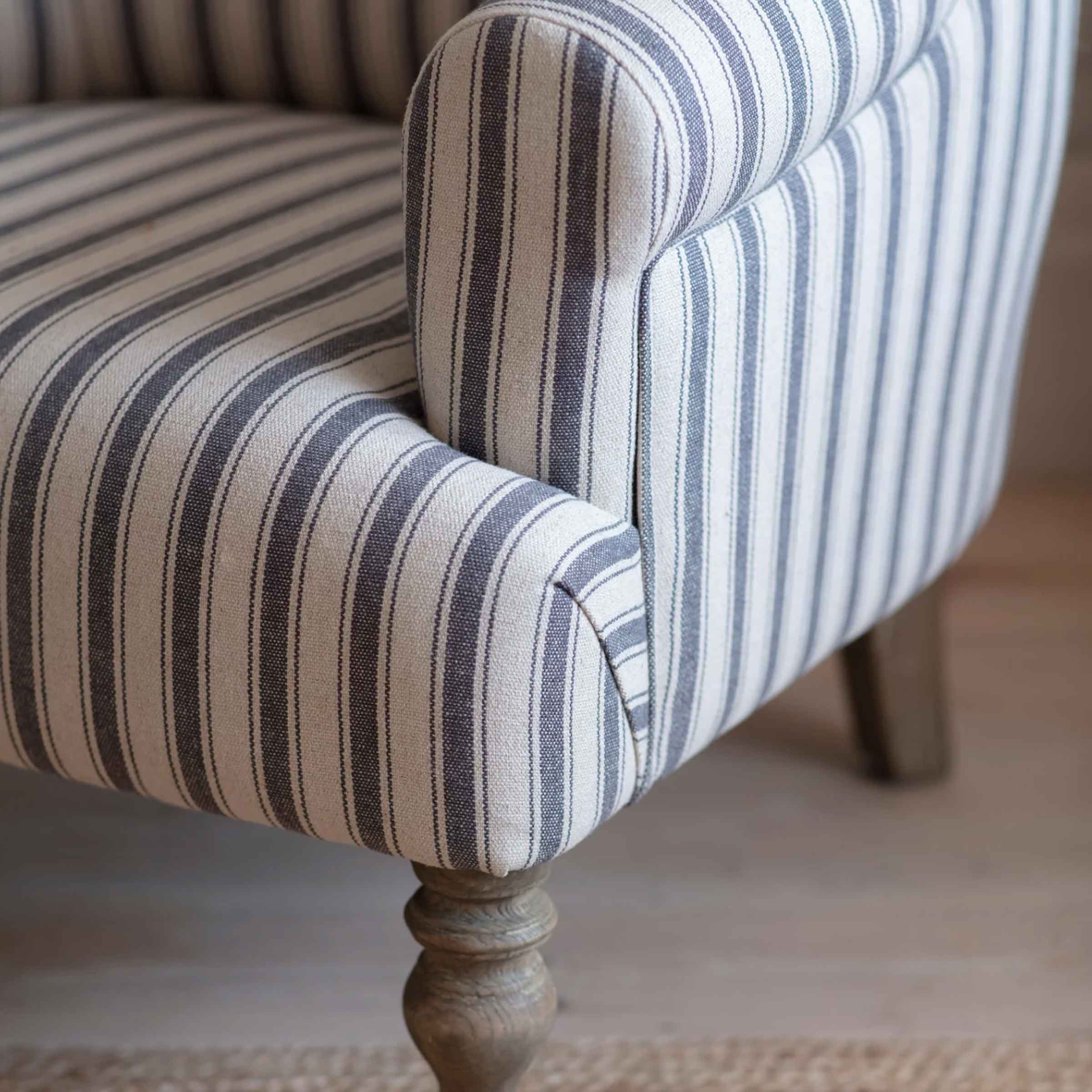 Lape Striped Occasional Chair