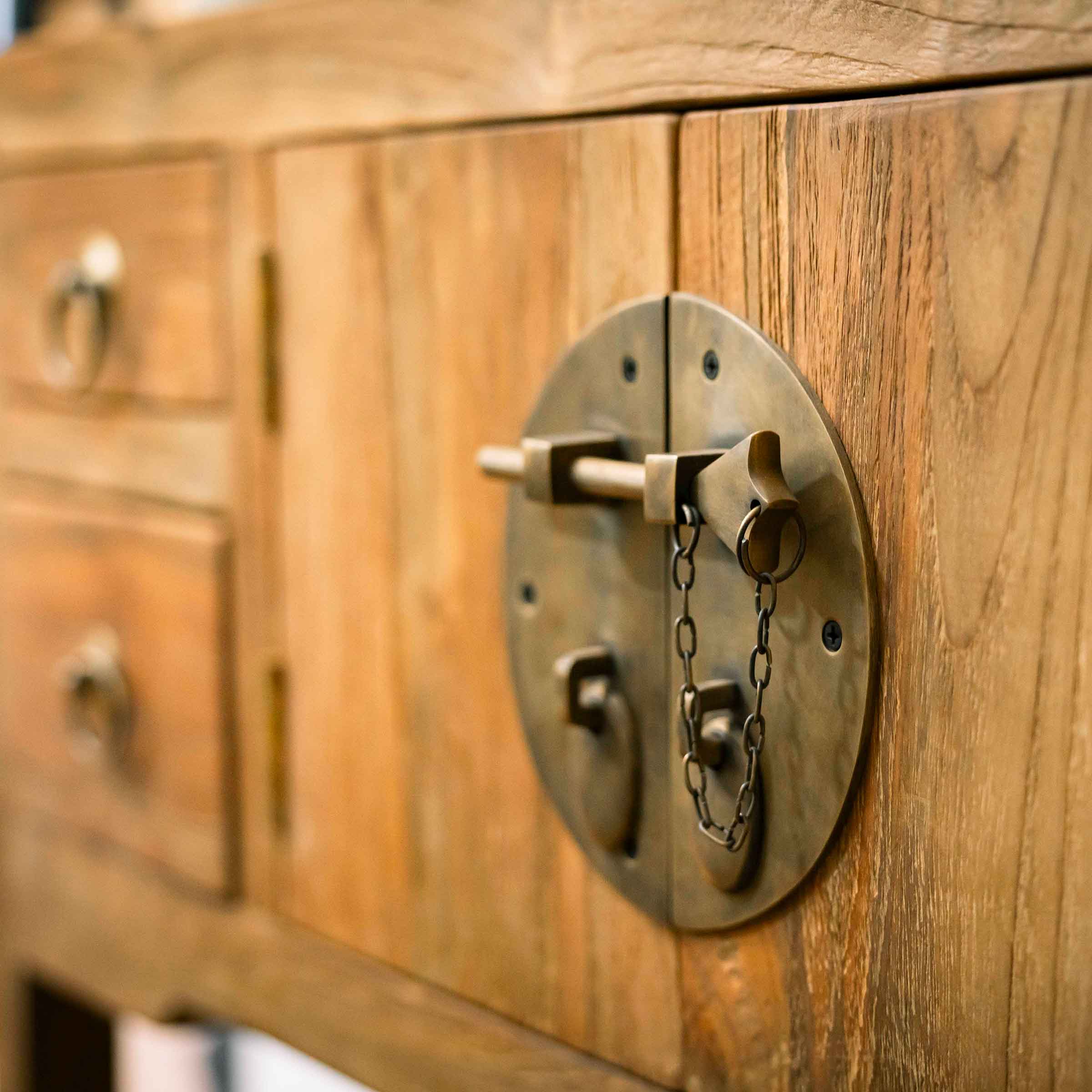 Leno Reclaimed Teak Console