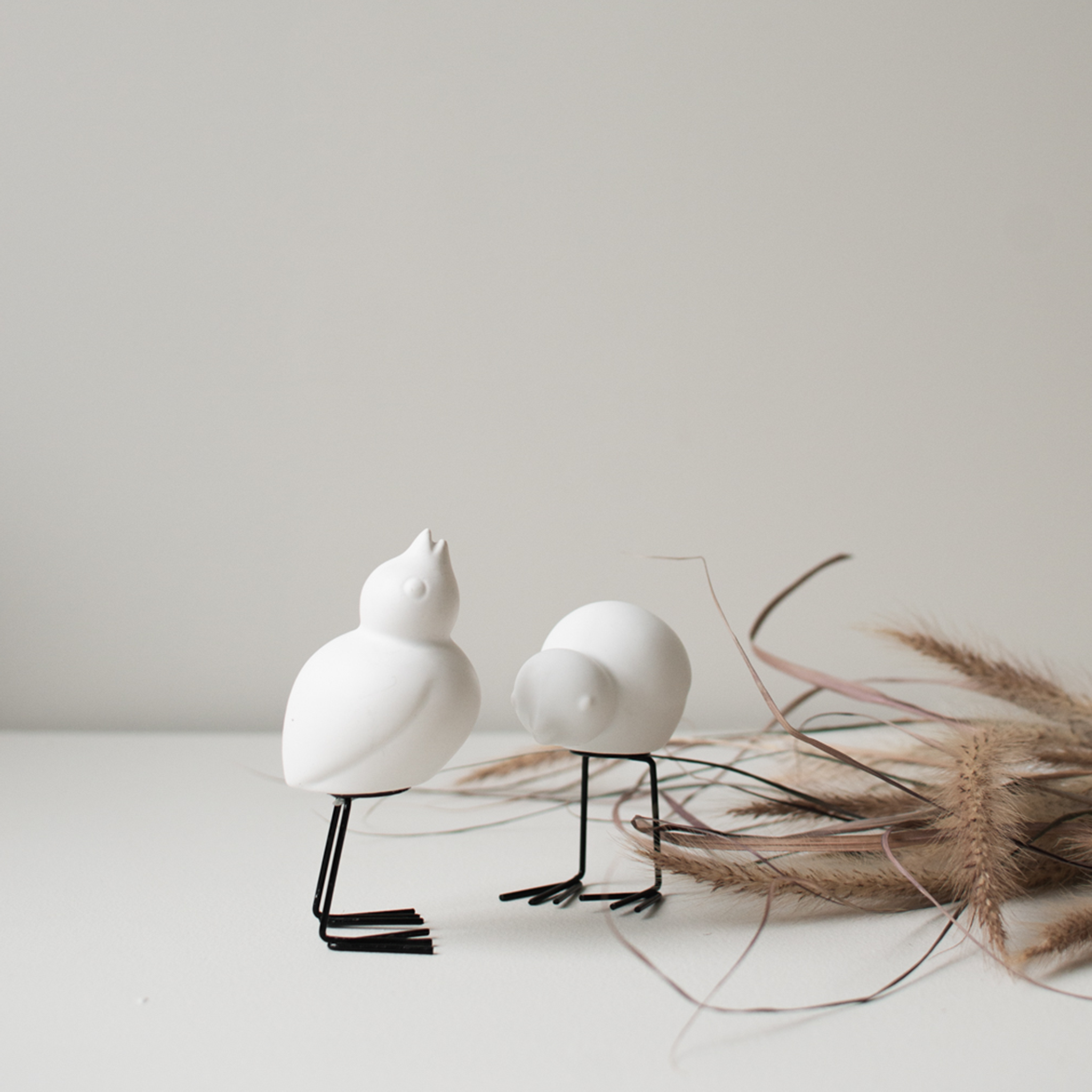 Little Bird | White | Set of 2