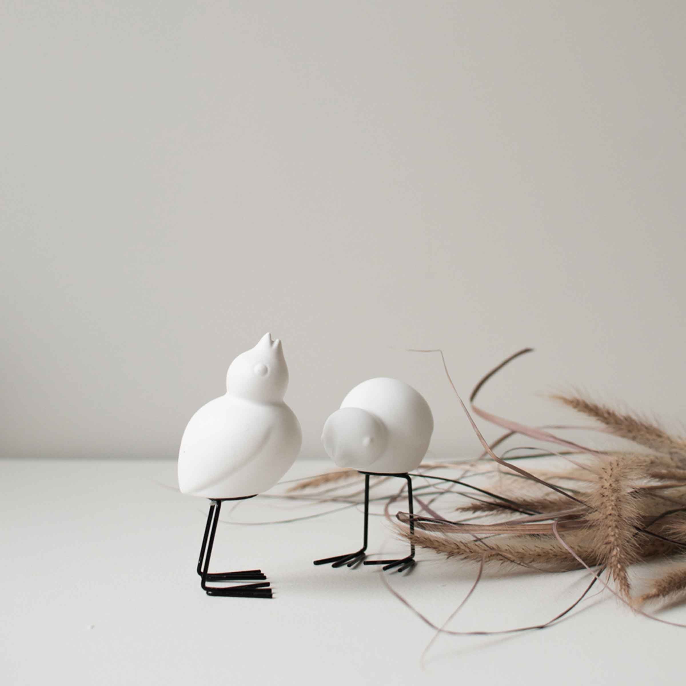 Little Bird | White | Set of 2