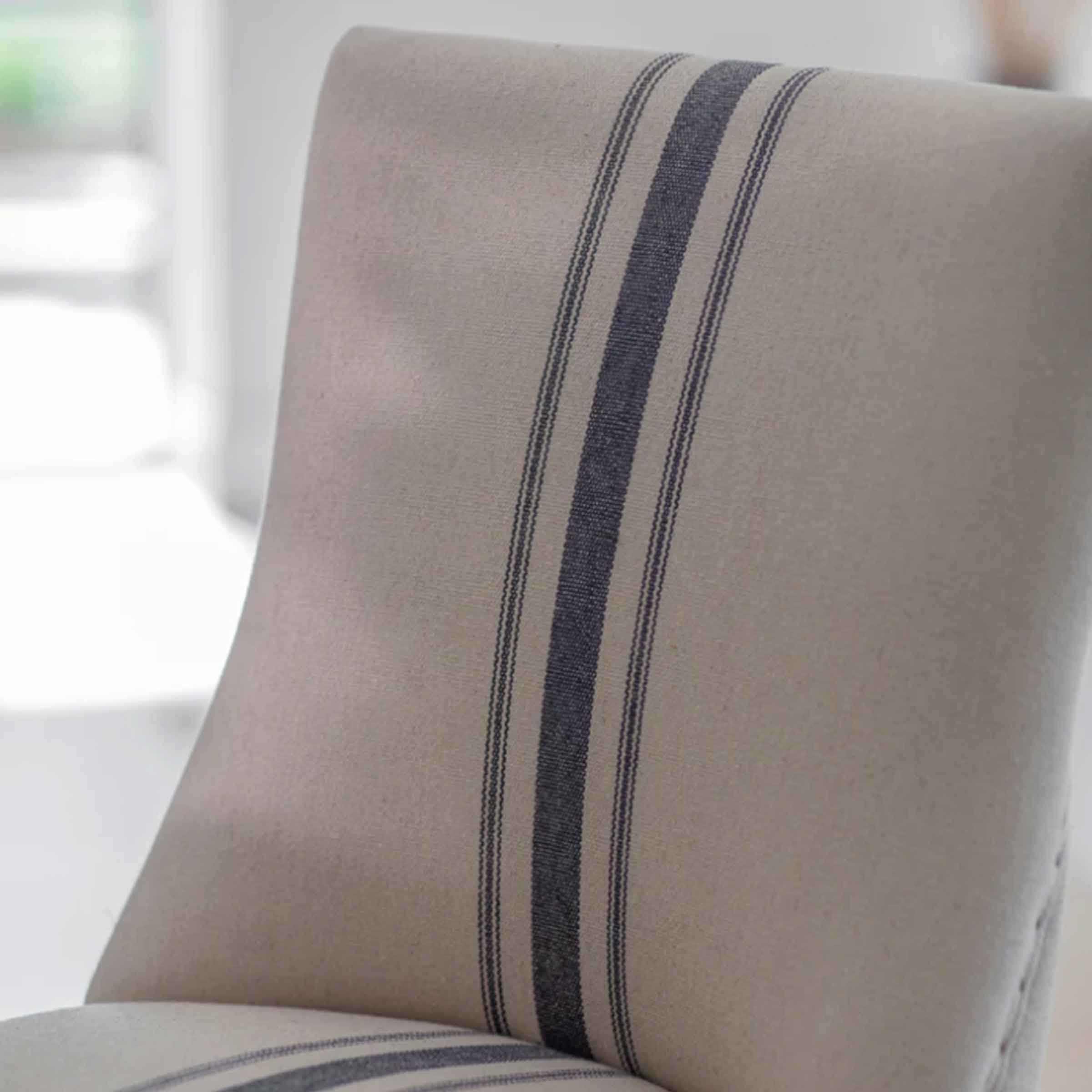 Lovina Blue Stripe Bar Stool