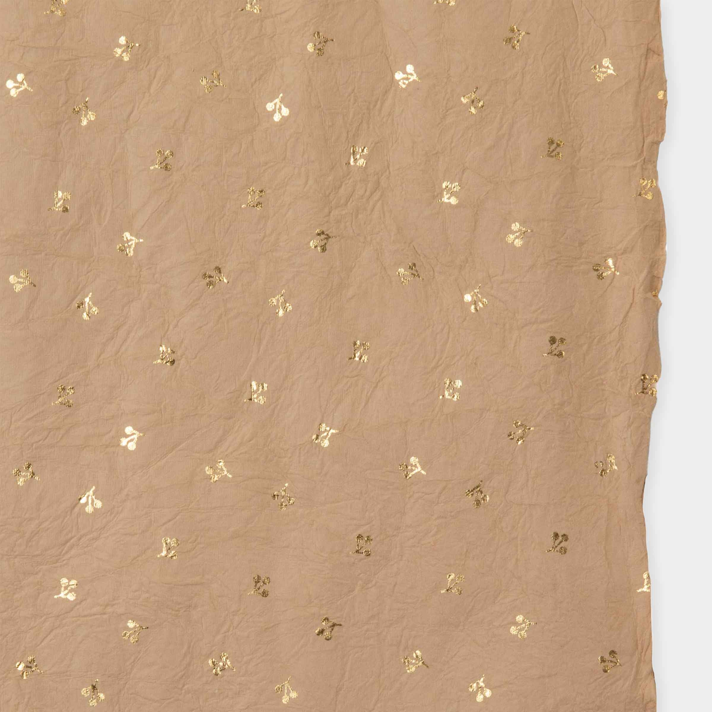 Maddox Christmas Wrapping Paper – Rosemary Green with Gold Foil Designs