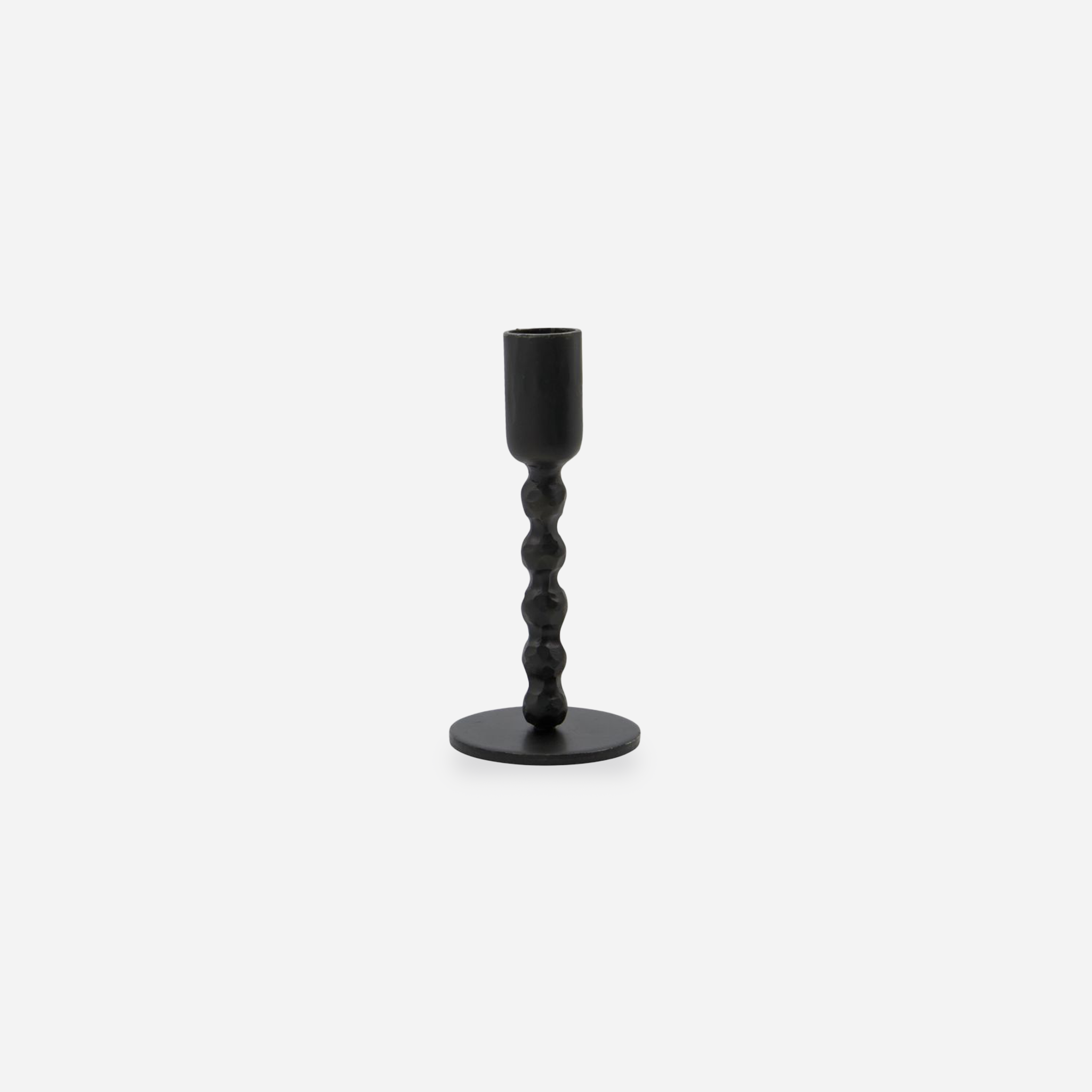 Mala Black Candle Stand | Small