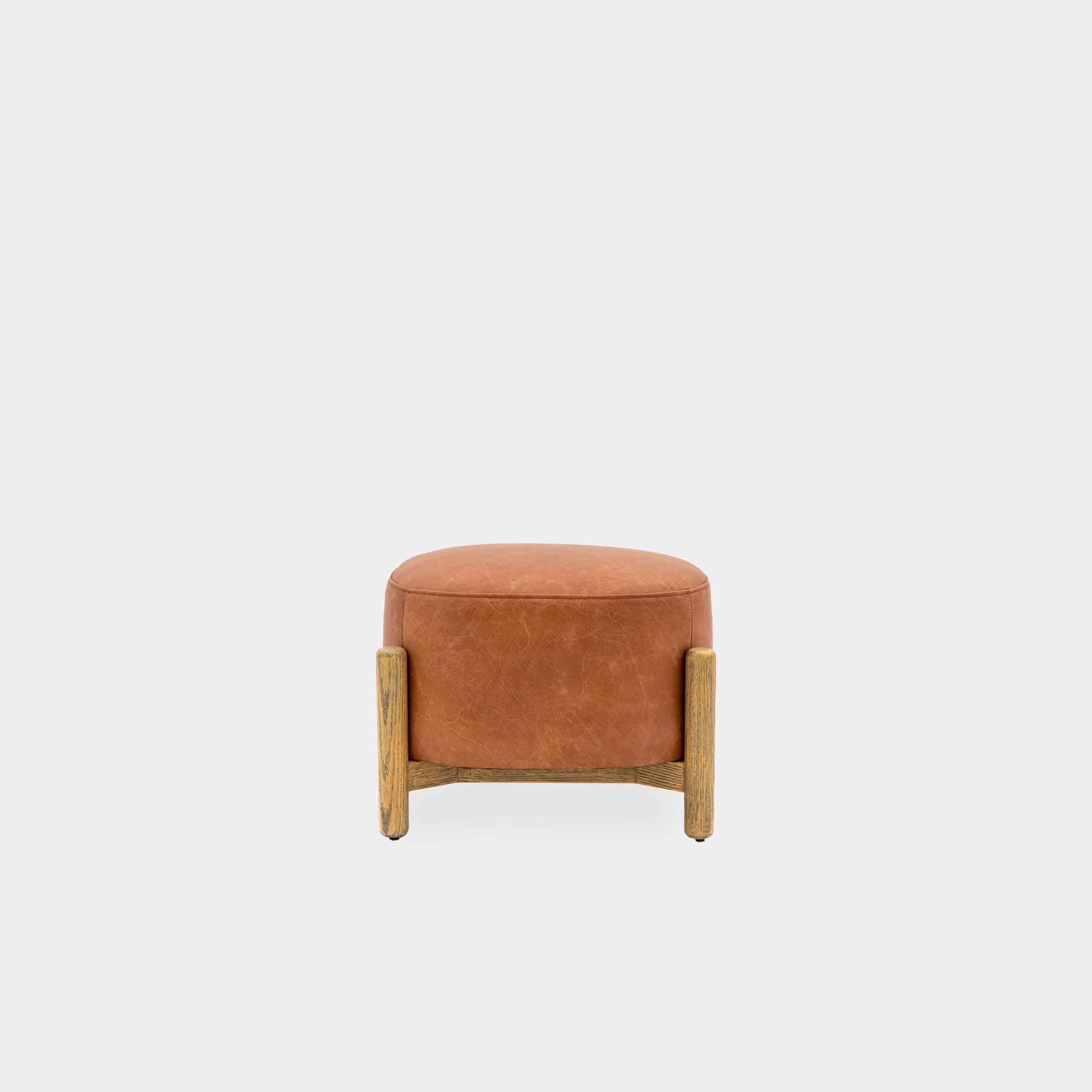 Malang Footstool | Leather