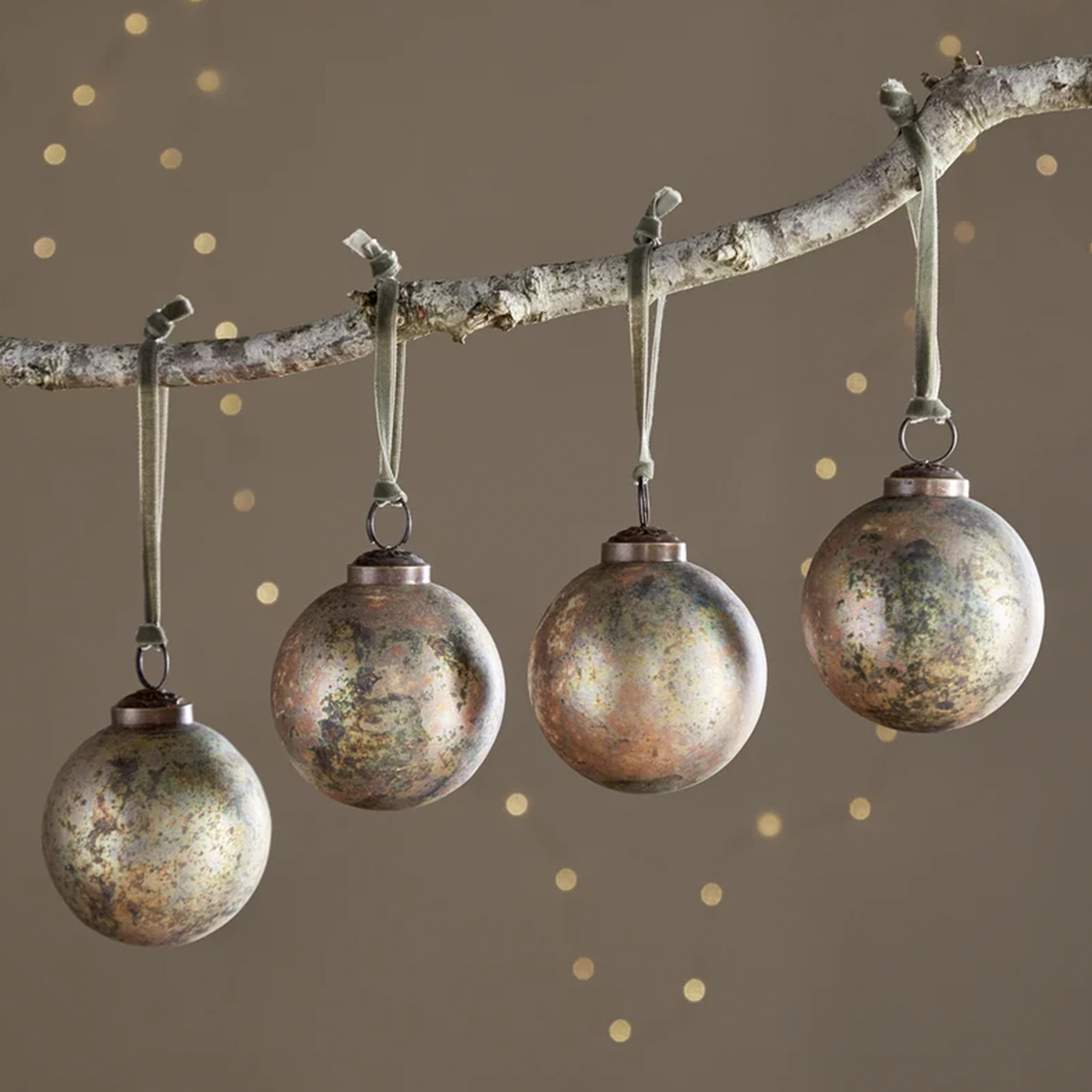 Mavu Baubles - Rustic Bronze & Green | Single