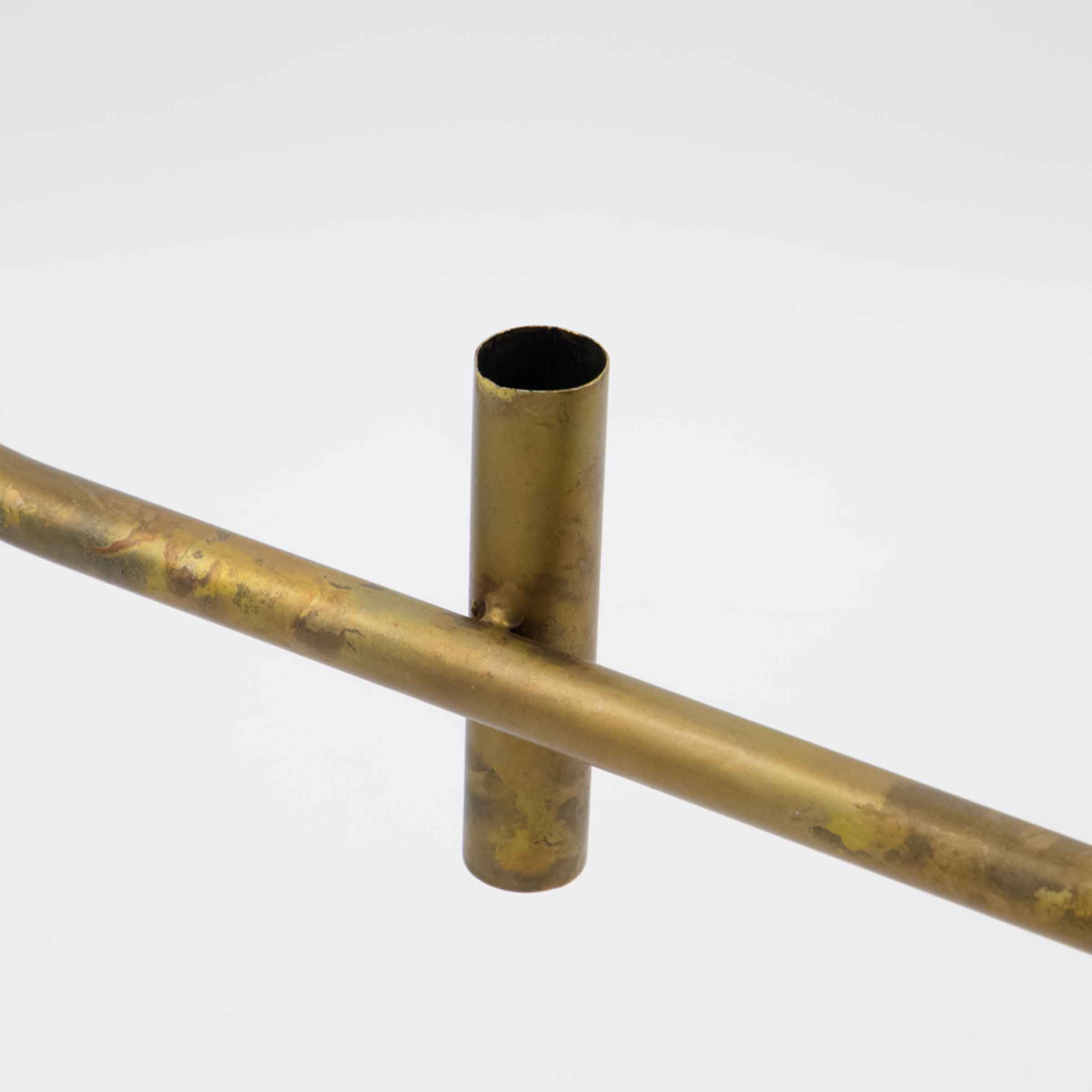 Maxi Hanging Antique Brass Candle Holder