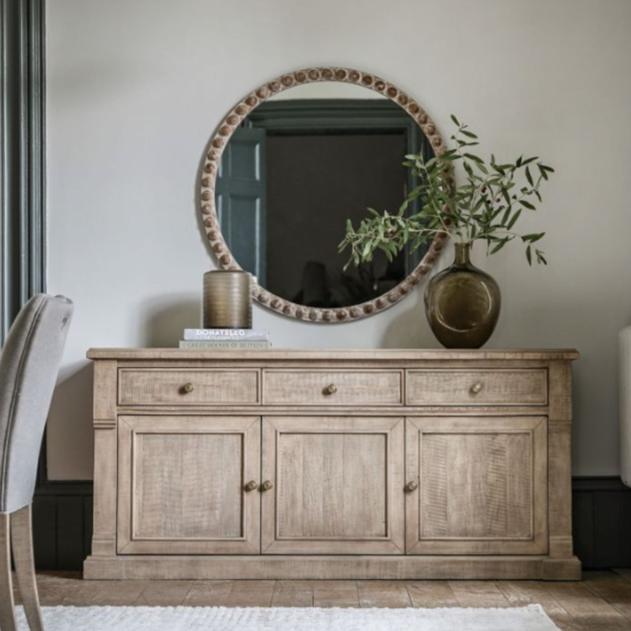 Gianyar Round Mirror