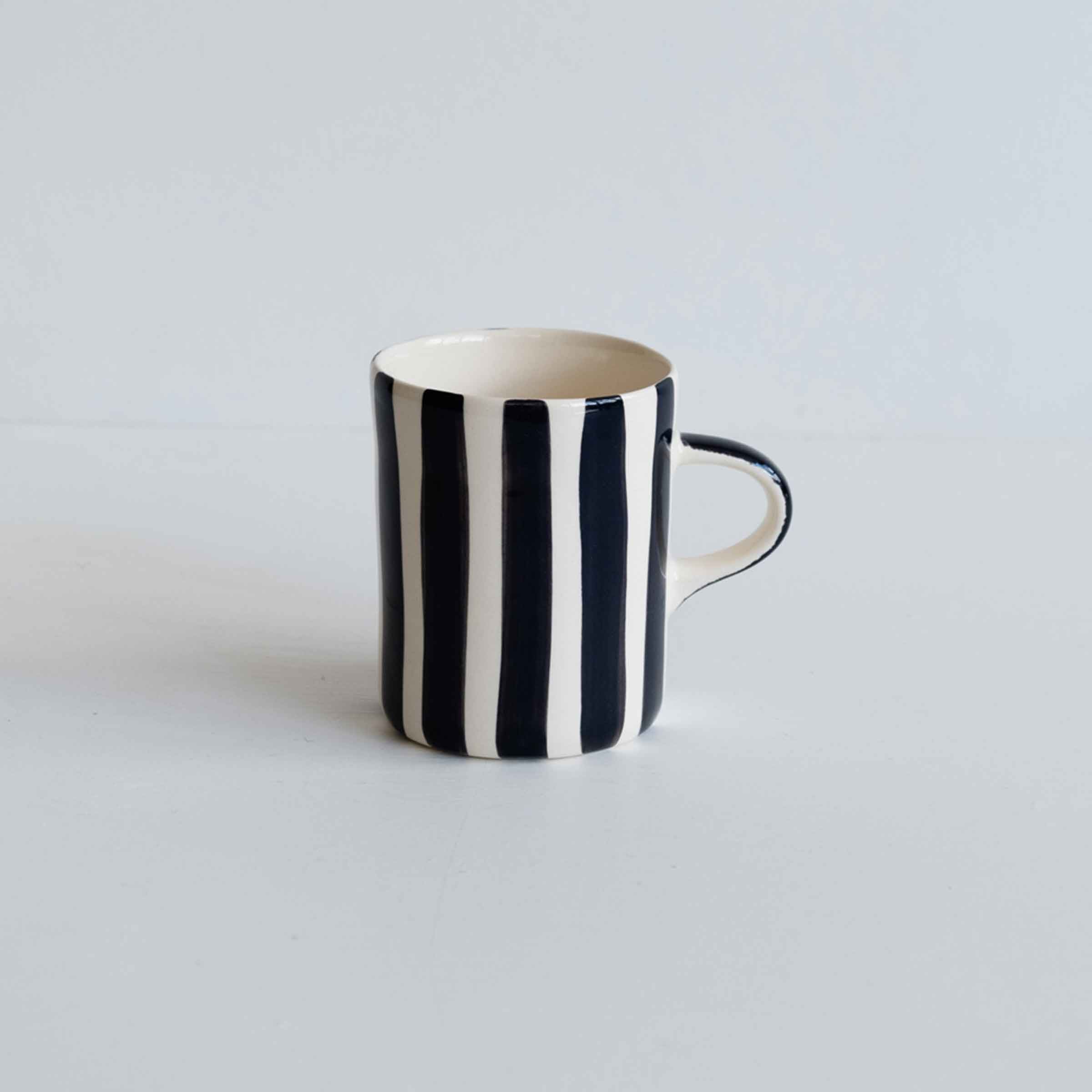Musango Candy Stripe Demi Mug | Graphite