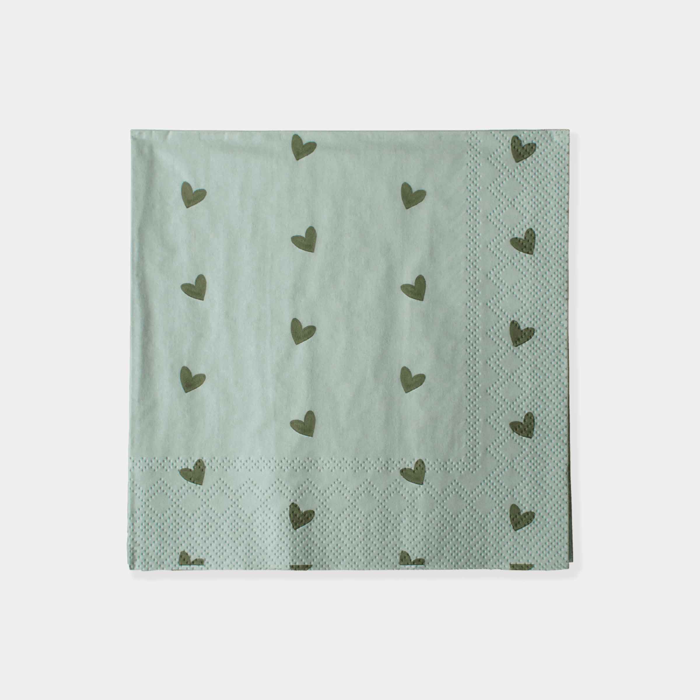 Napkin | Heart Green