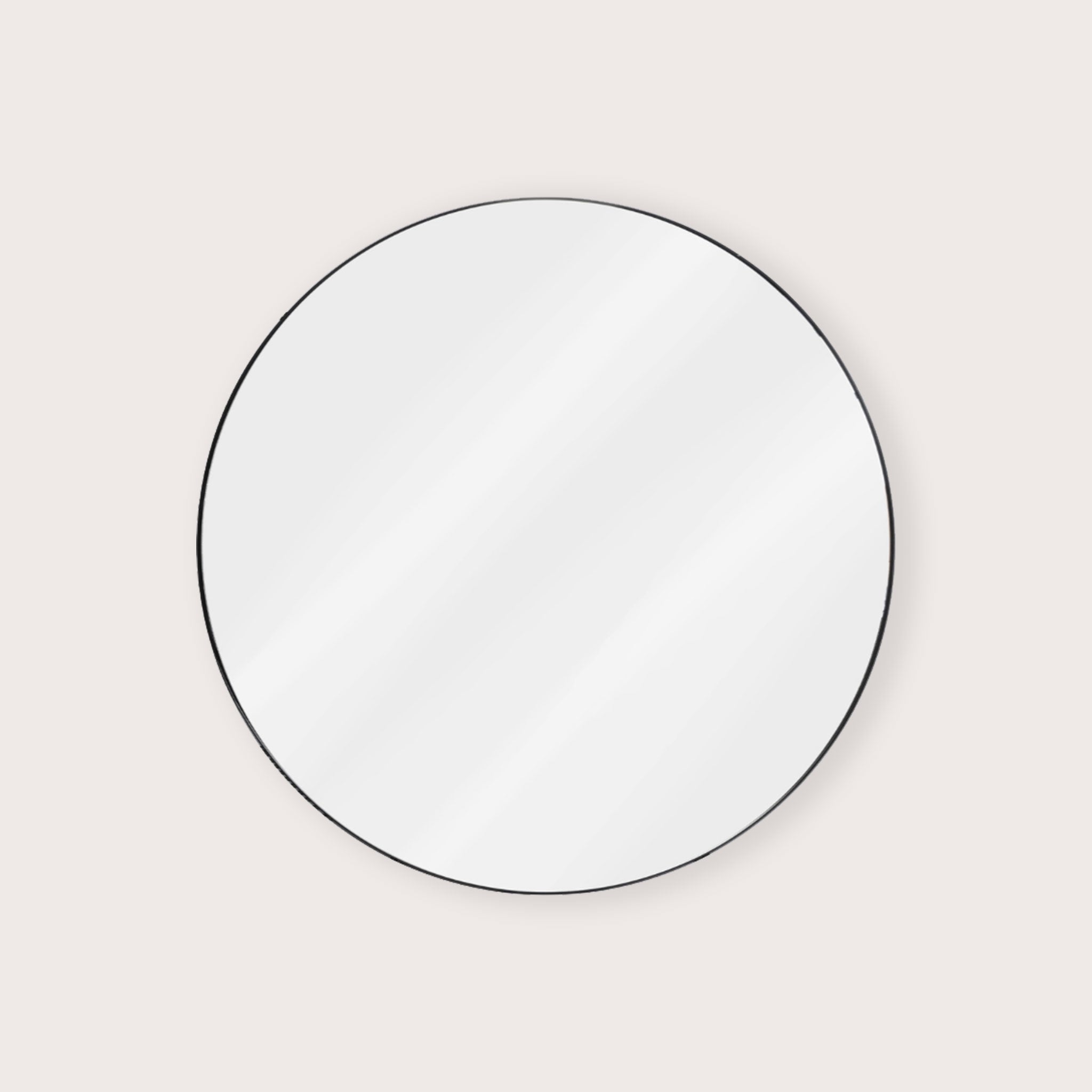 Nordic Round Black Mirror
