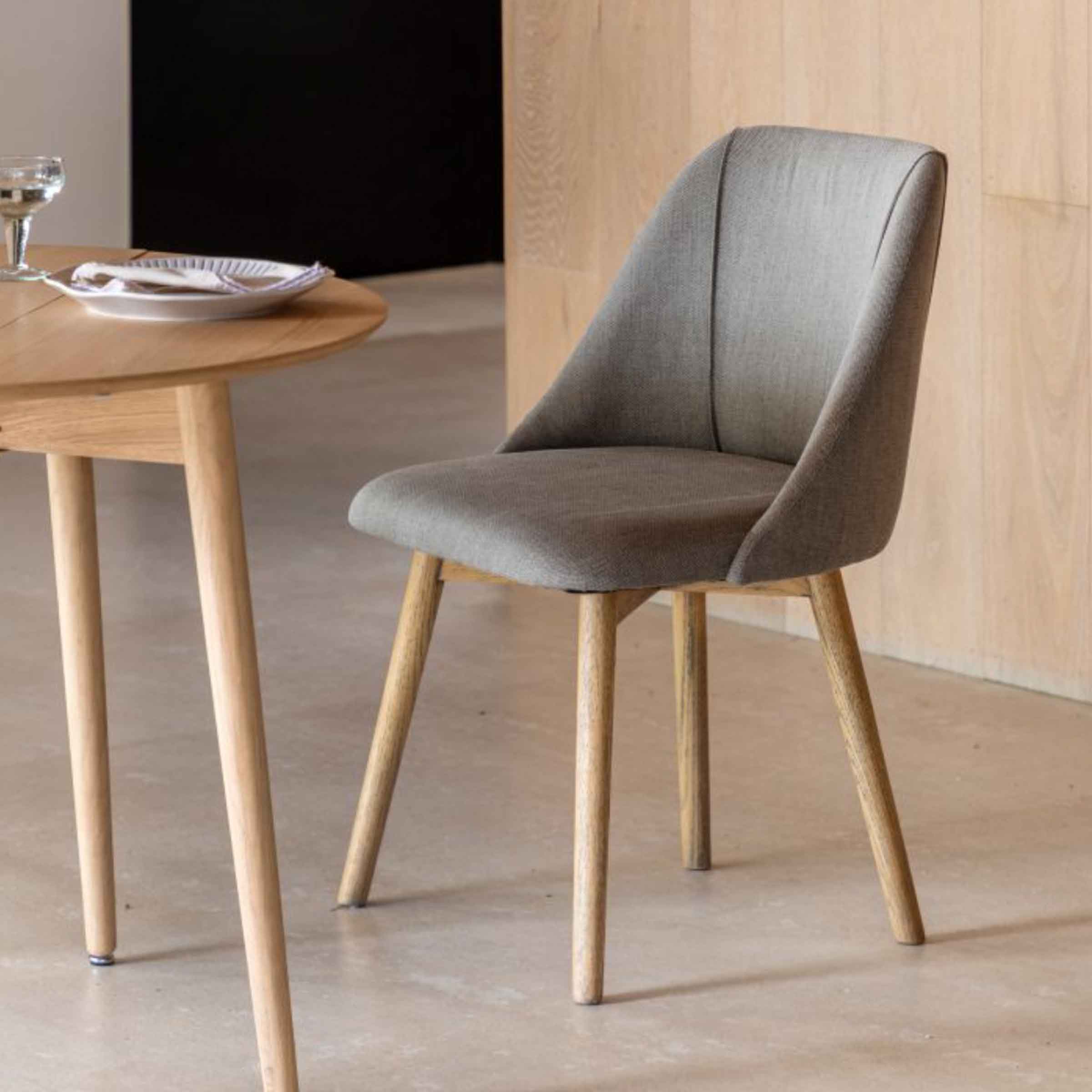 Nusa Dining Chair | Pair | Slate Grey