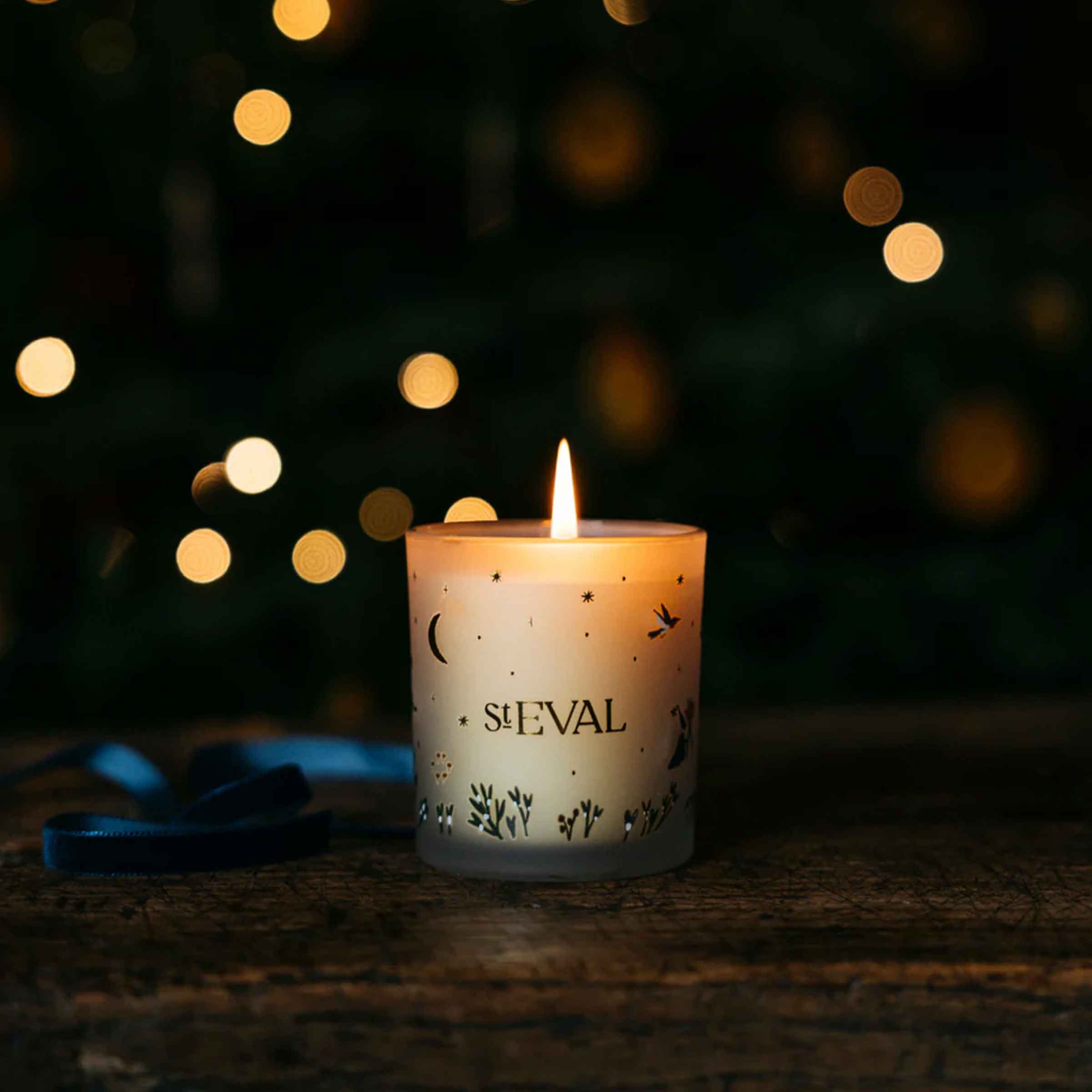 Orange & Cinnamon Christmas Wonderland Glass Candle