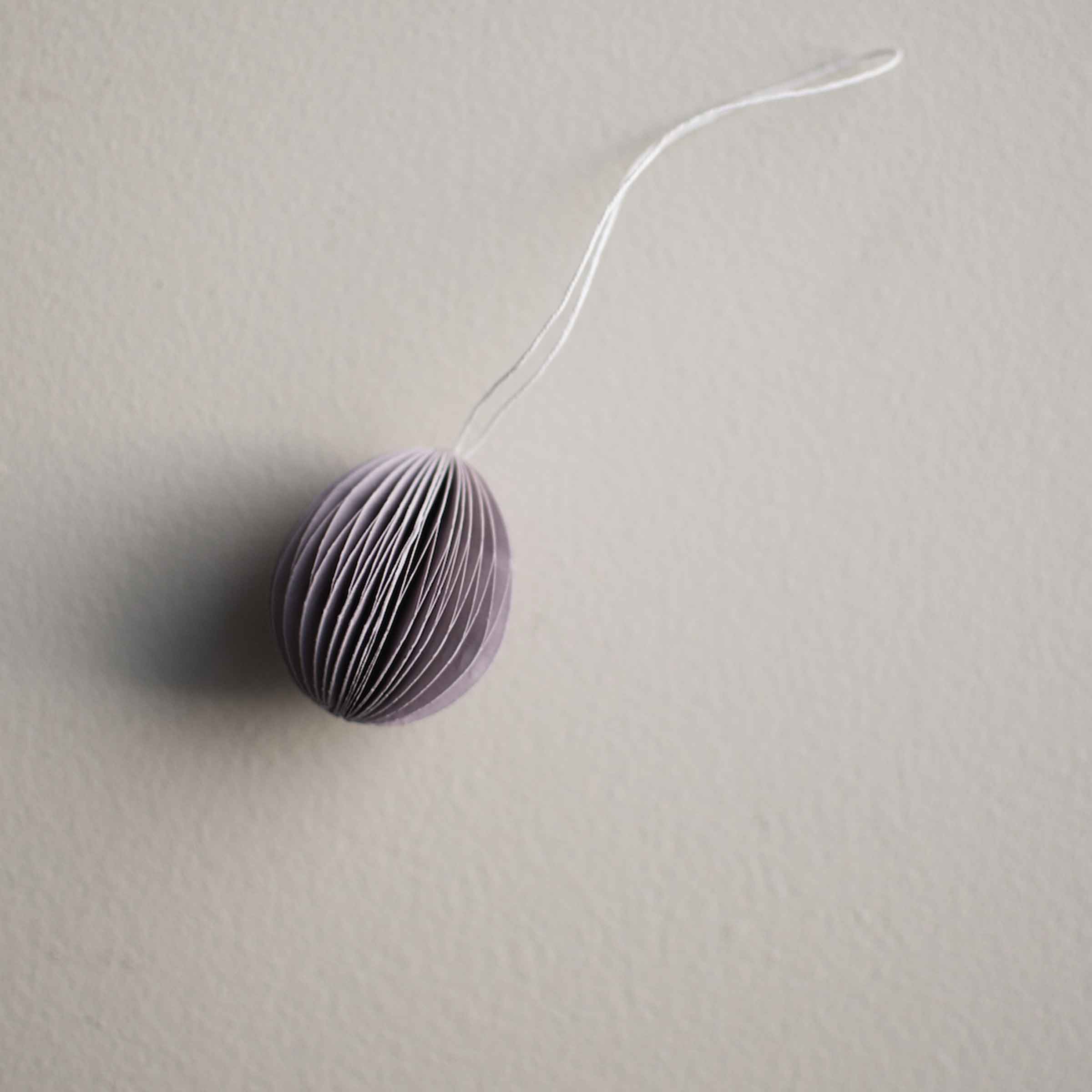 Paper Egg Decoration | Small | Purple