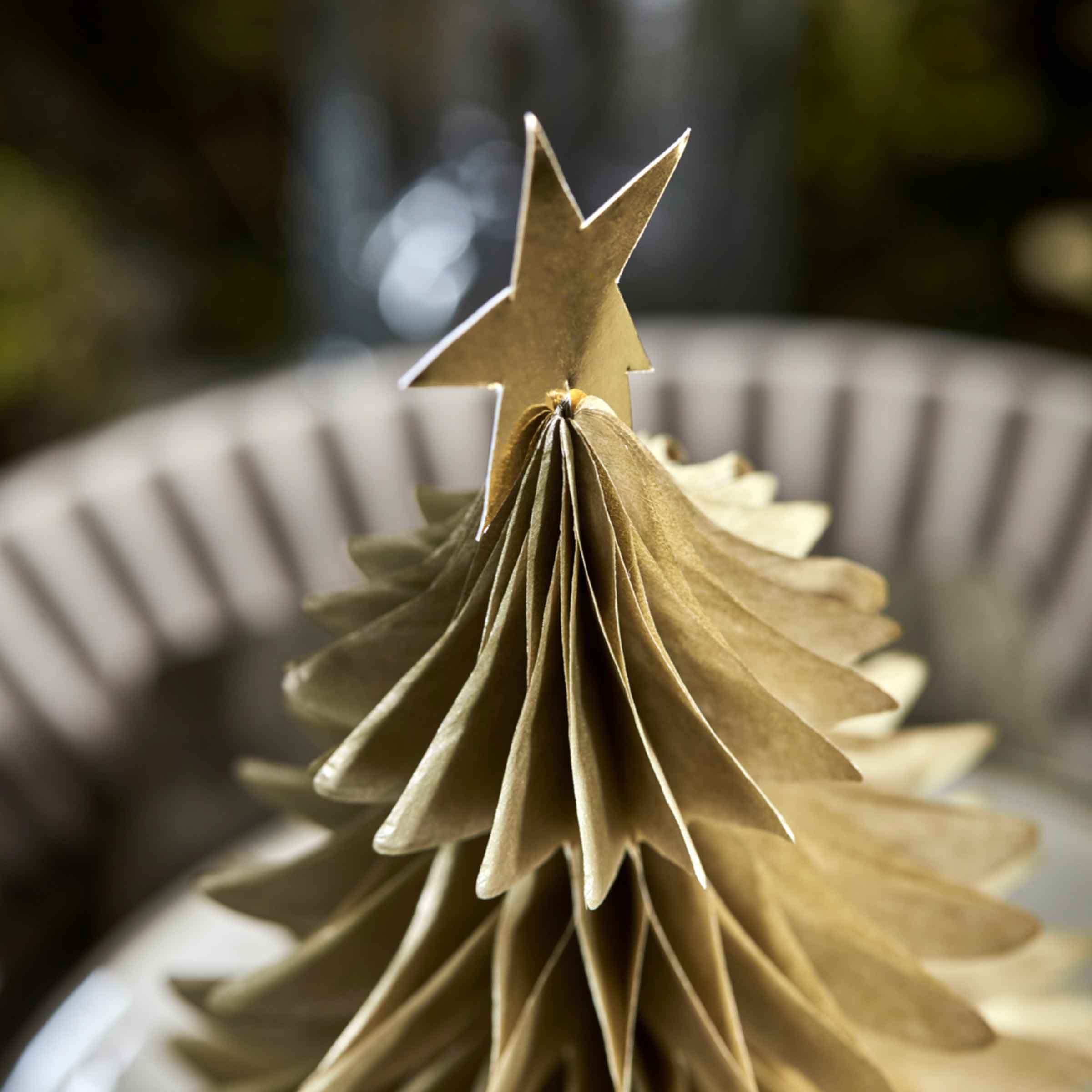 Paper Tree Decoration | Gold