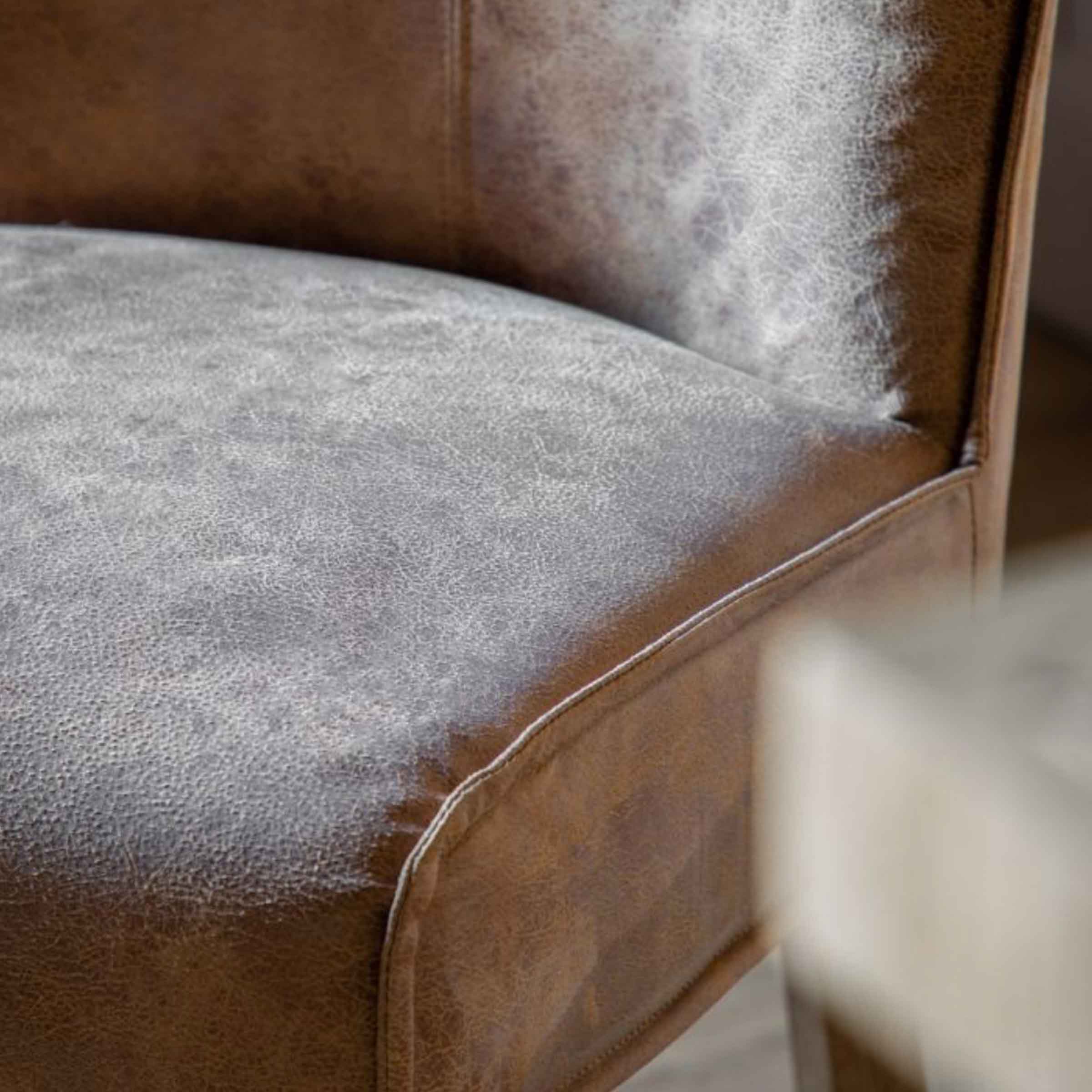 Pineda Kitchen Stool | Tan Leather