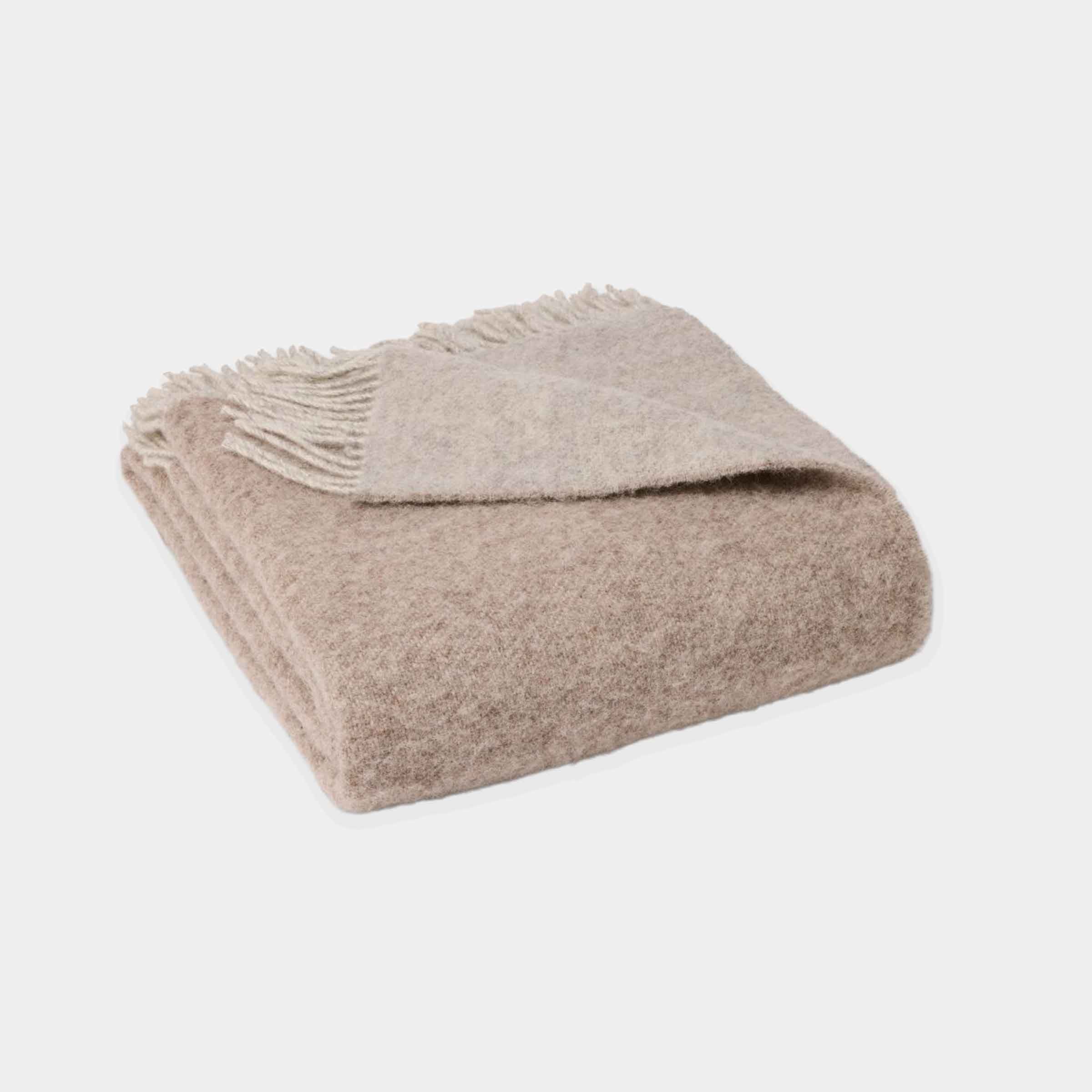 Pure New Wool Throw | Dartmoor | Taupe
