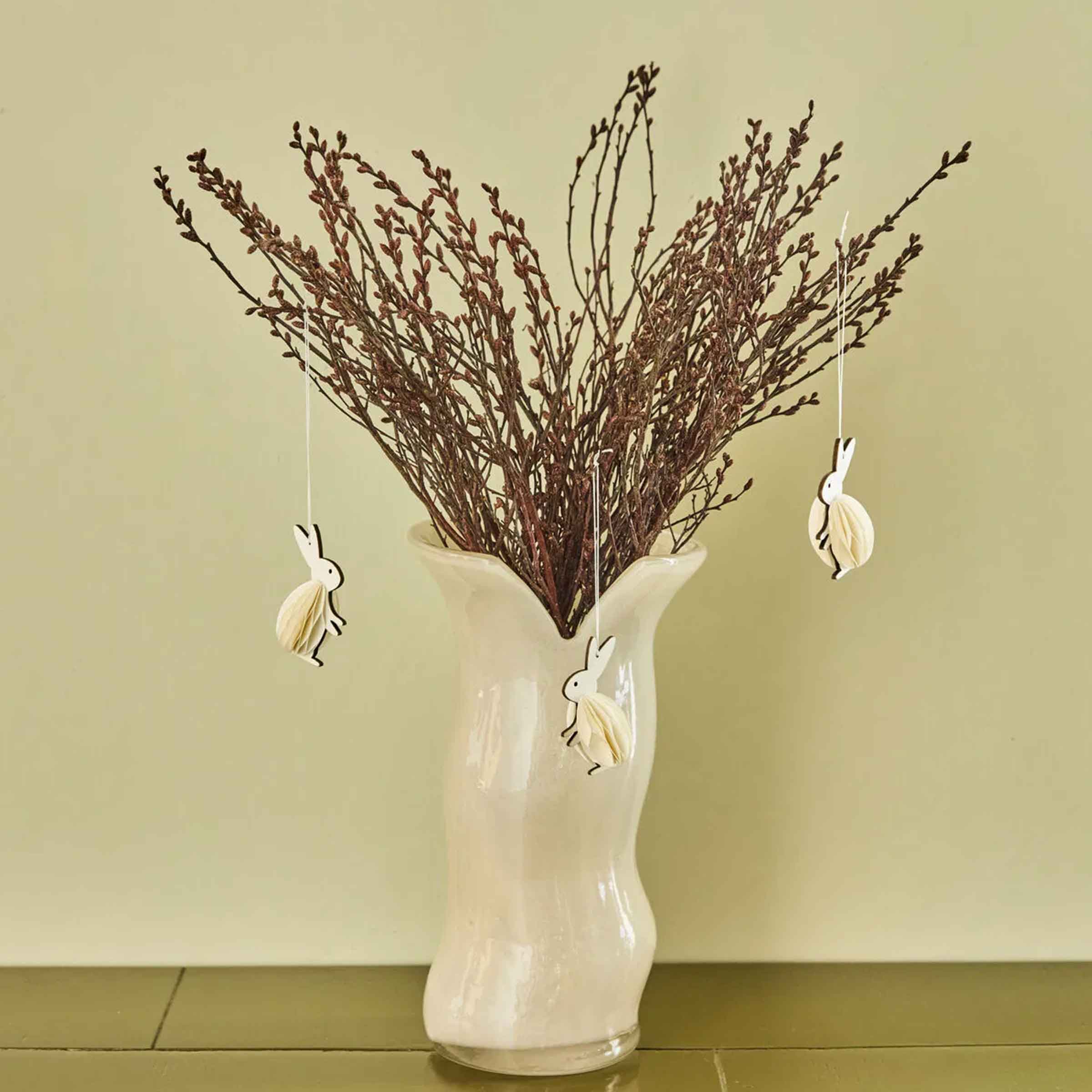 Rabbit Hanging Easter Ornaments | Set of 6