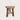 MAT Rustic Teak Round Stool