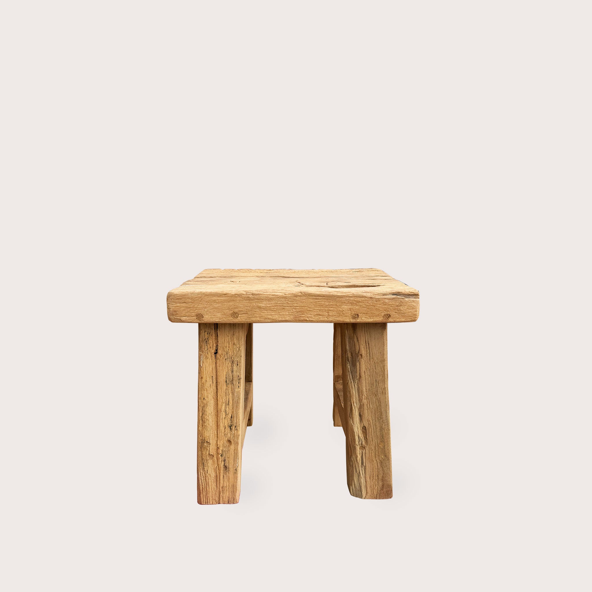 MAT Rustic Teak Stool | Mini