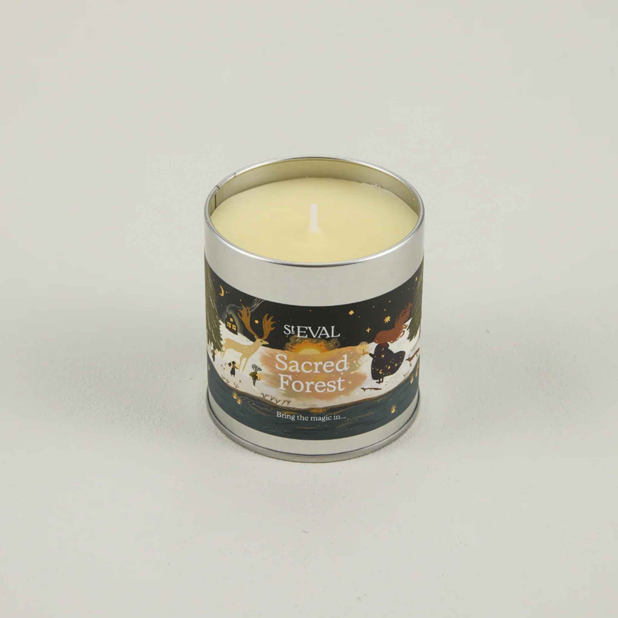 Sacred Forest Scented Christmas Tin Candle