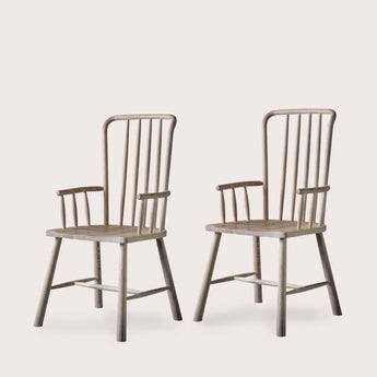 Sakra Carver Dining Chairs (Pair)