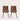 Sanur Dining Chairs (Pair) - Brown