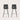 Sanur Bar Stool (Pair) - Grey