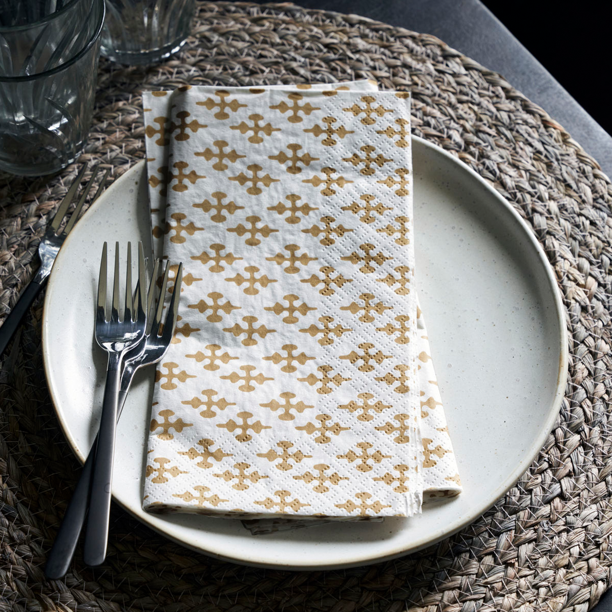Shield Golden Napkins