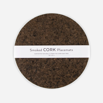 Smoked Cork Placemats (Set of 4)
