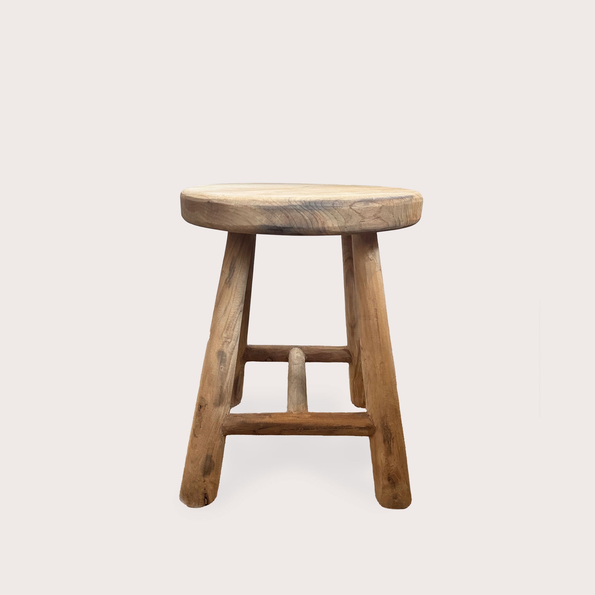 MAT Smooth Teak Round Stool