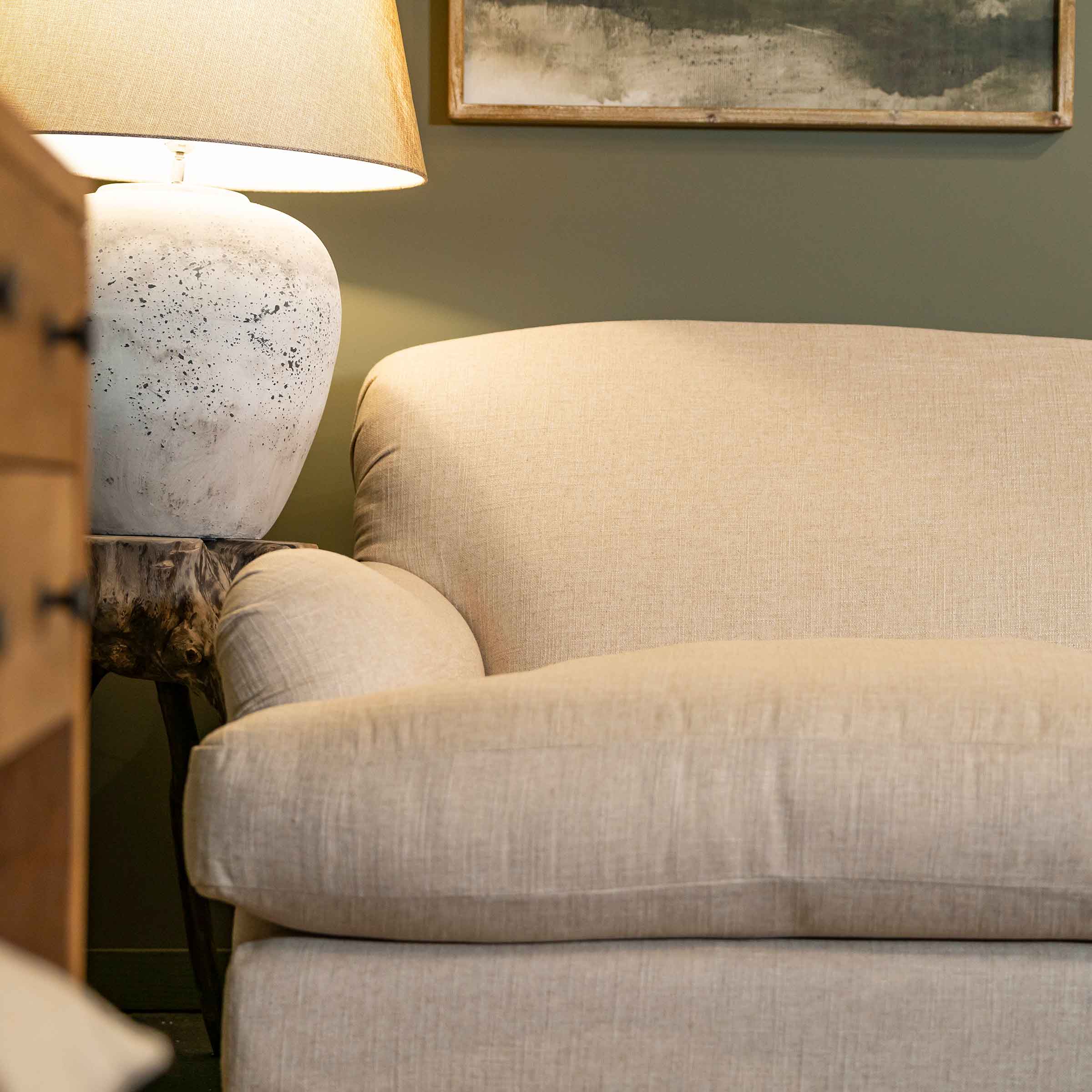 Solent Midi Sofa | Saville Linen Natural (F3)
