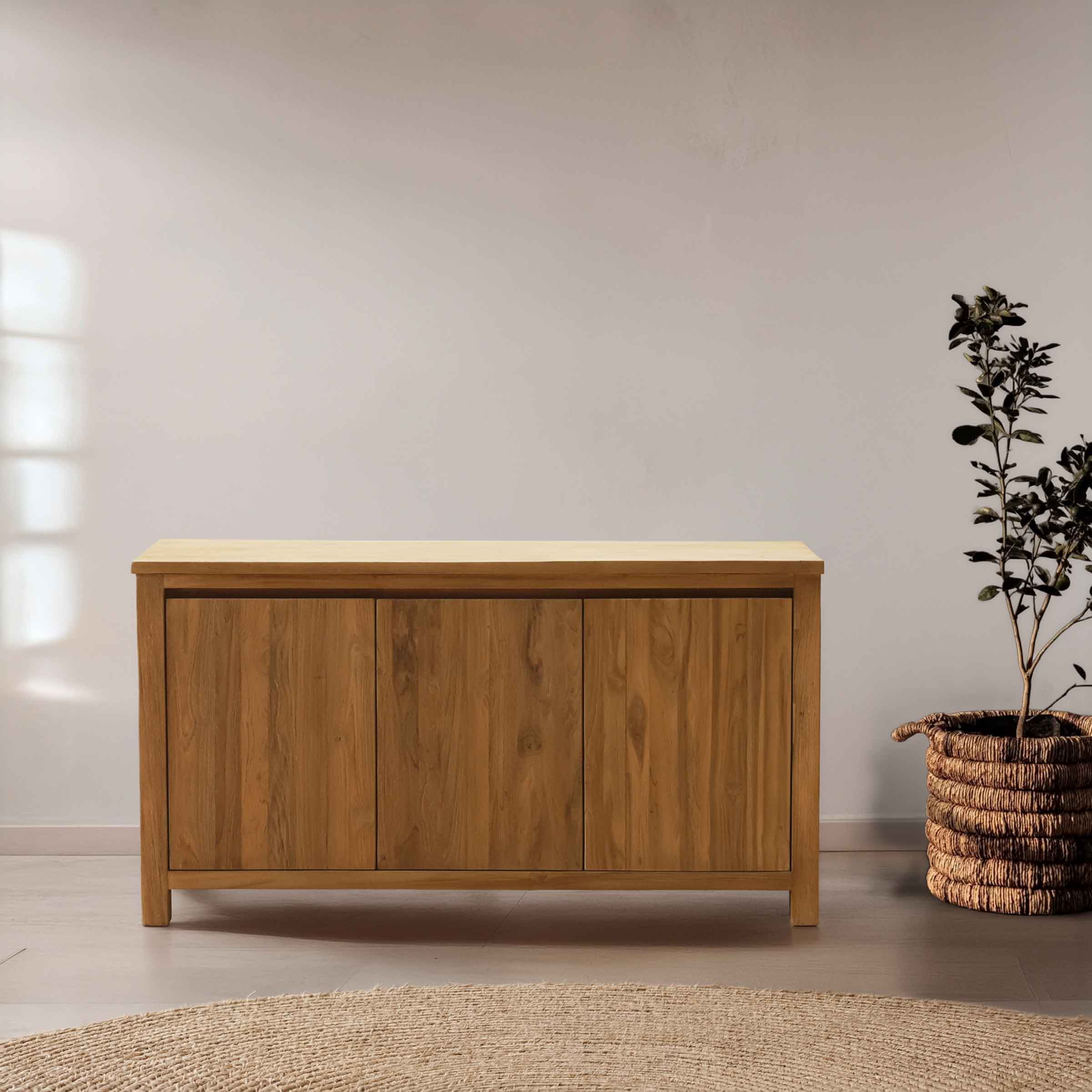Solent Reclaimed Teak Sideboard | Small