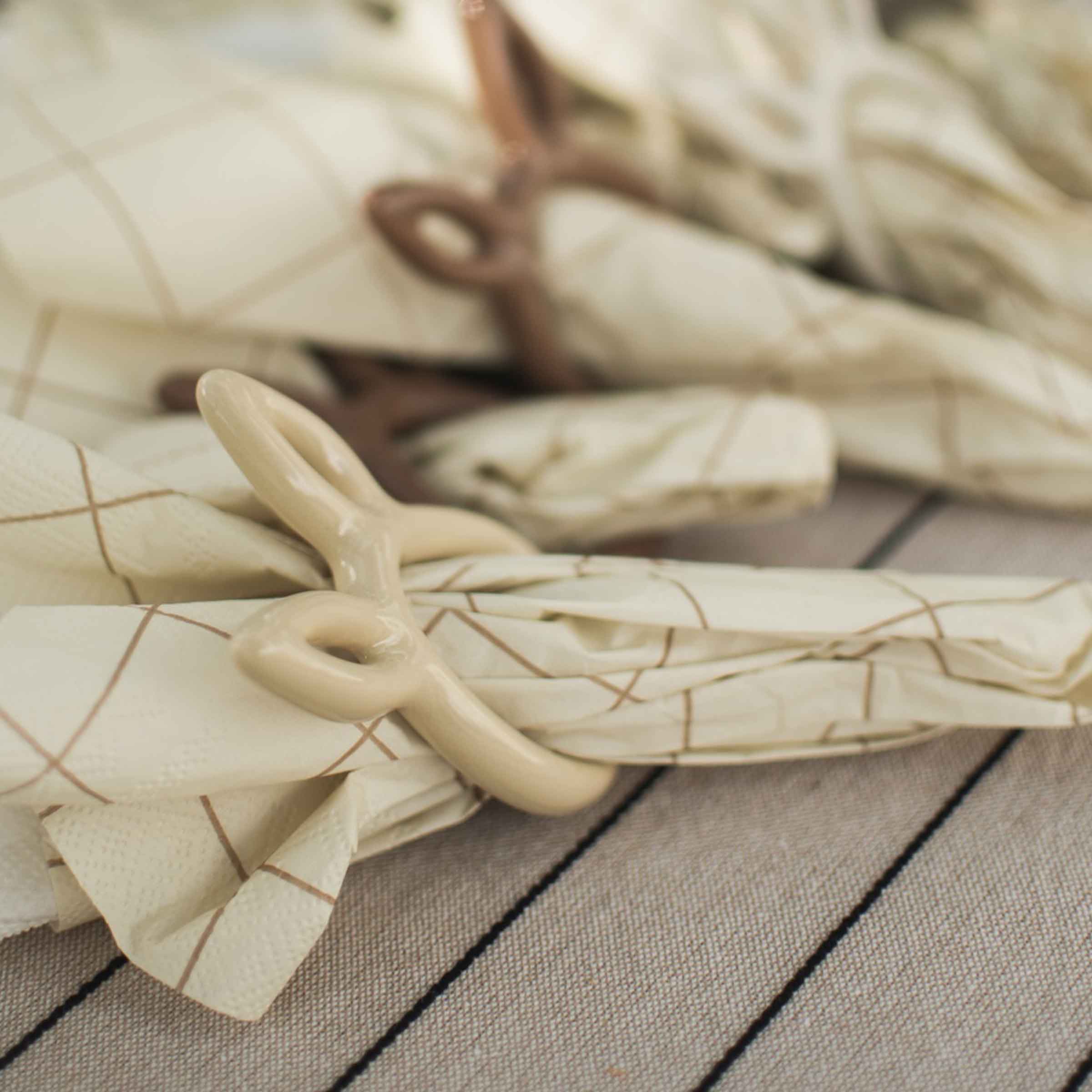Sprinkle Rabbit Hanging Decoration | Shiny Yellow